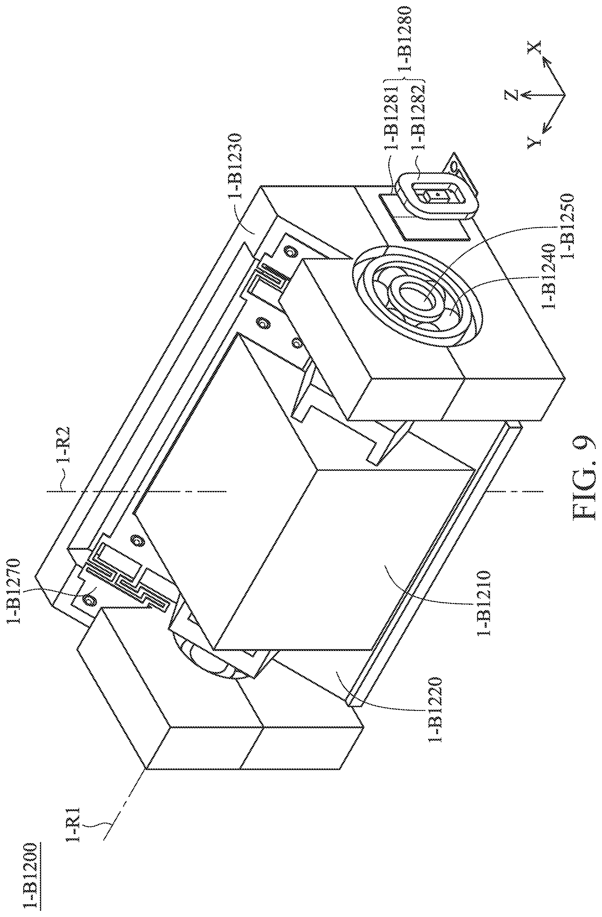 Patent US11774699 Figure 9 – Optical system