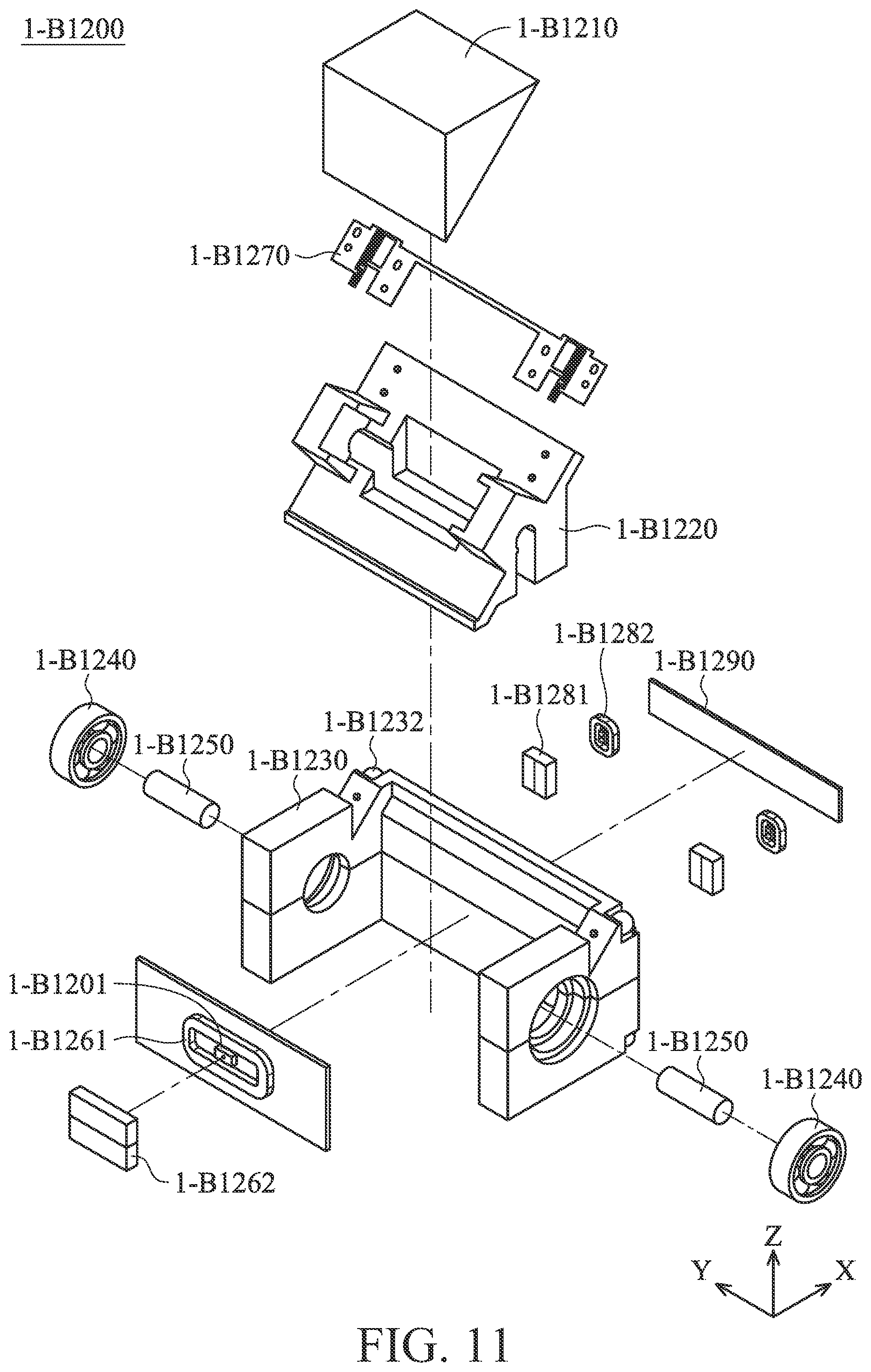 Patent US11774699 Figure 11 – Optical system