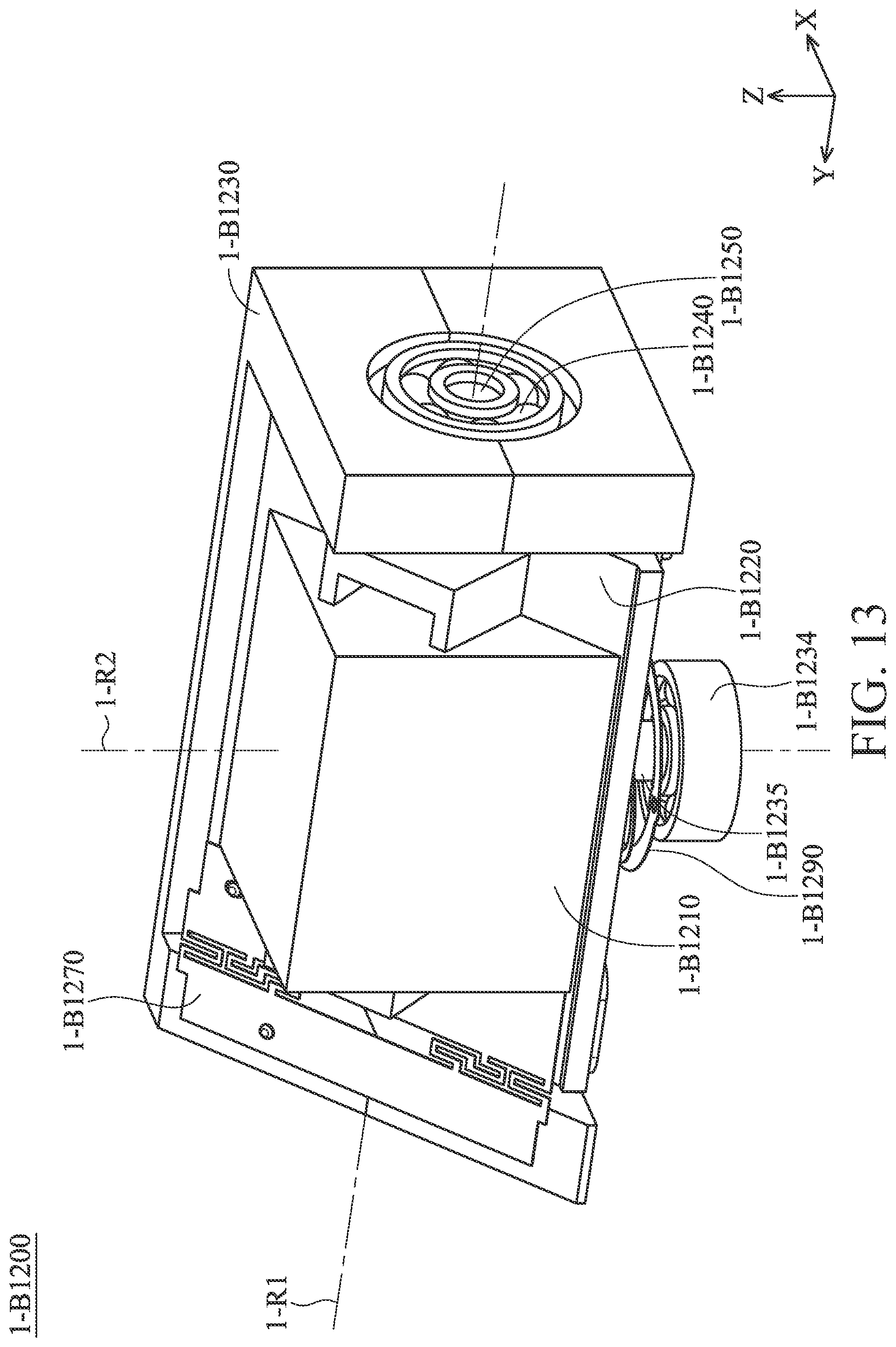 Patent US11774699 Figure 13 – Optical system