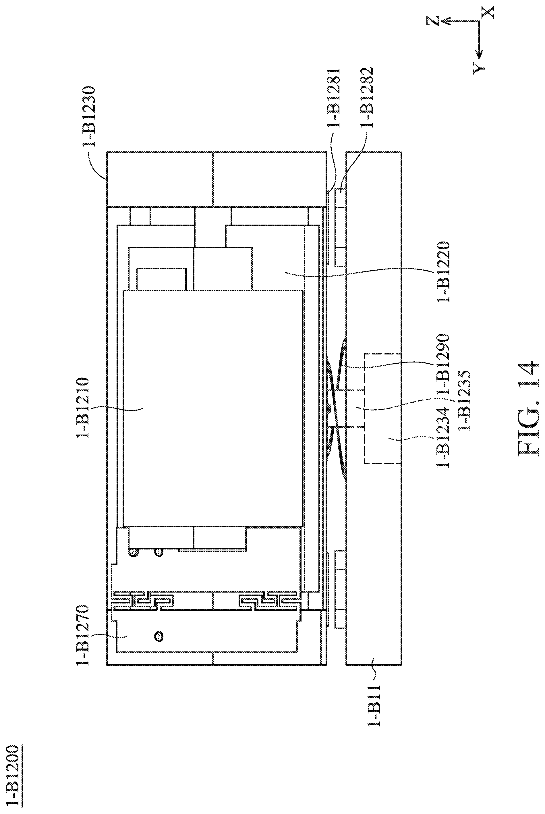 Patent US11774699 Figure 14 – Optical system