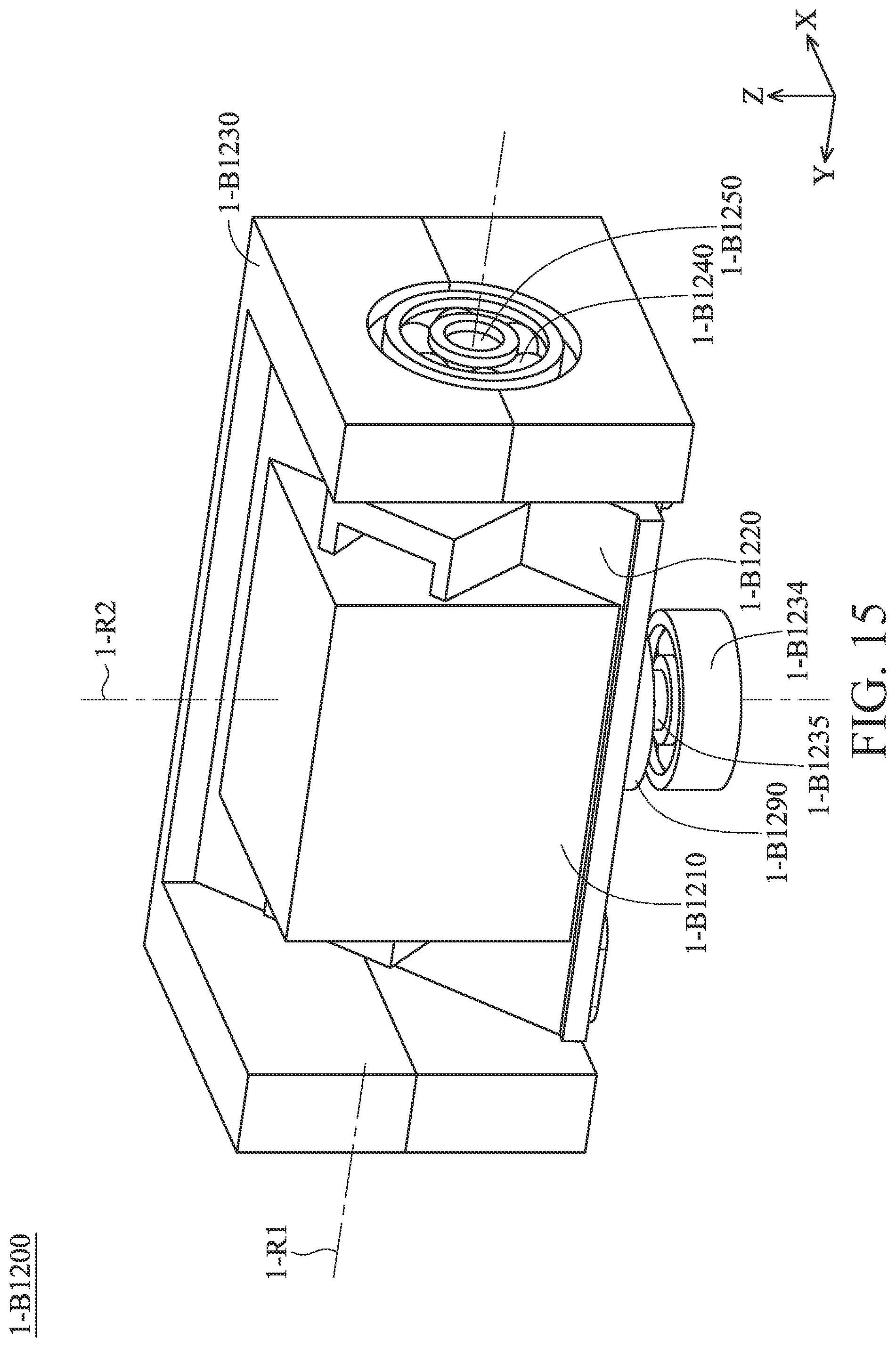 Patent US11774699 Figure 15 – Optical system