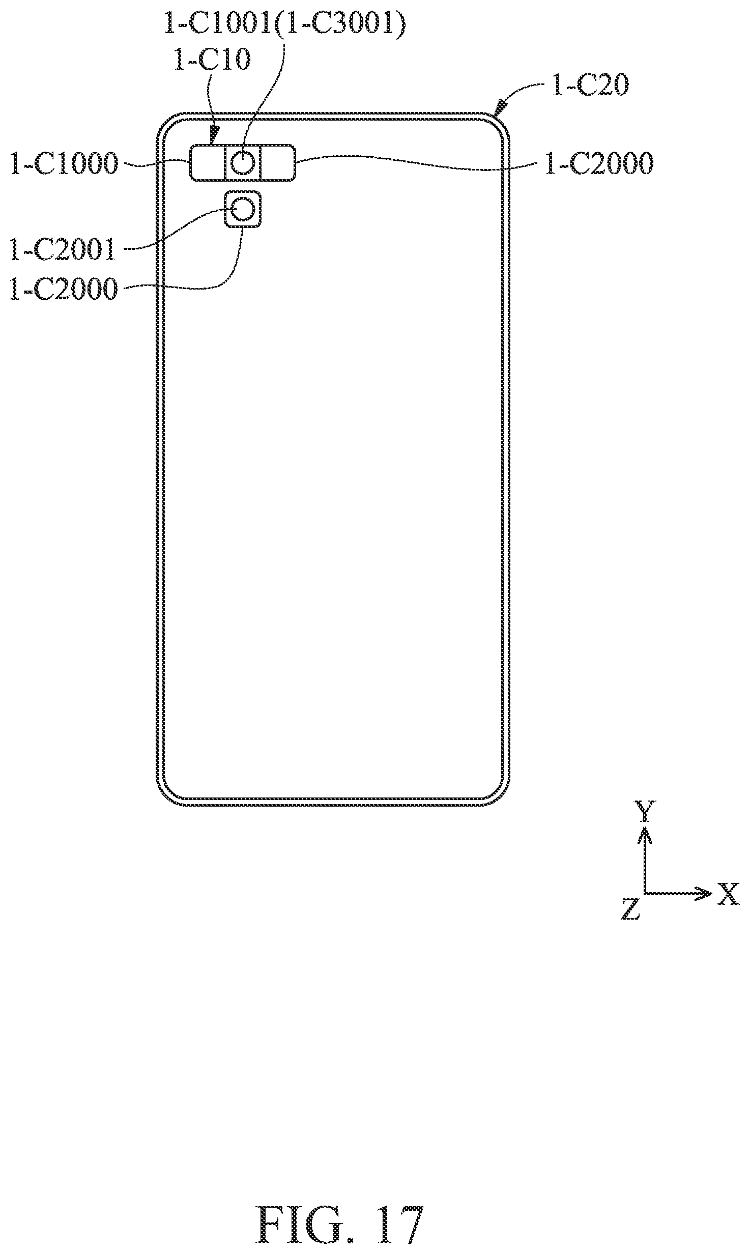 Patent US11774699 Figure 17 – Optical system