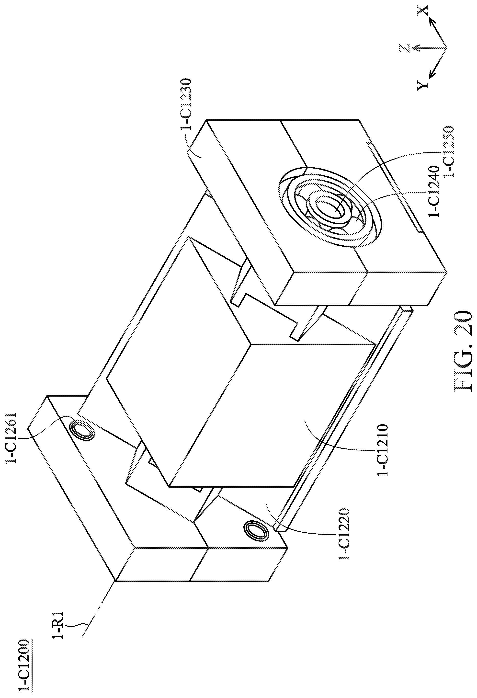 Patent US11774699 Figure 20 – Optical system
