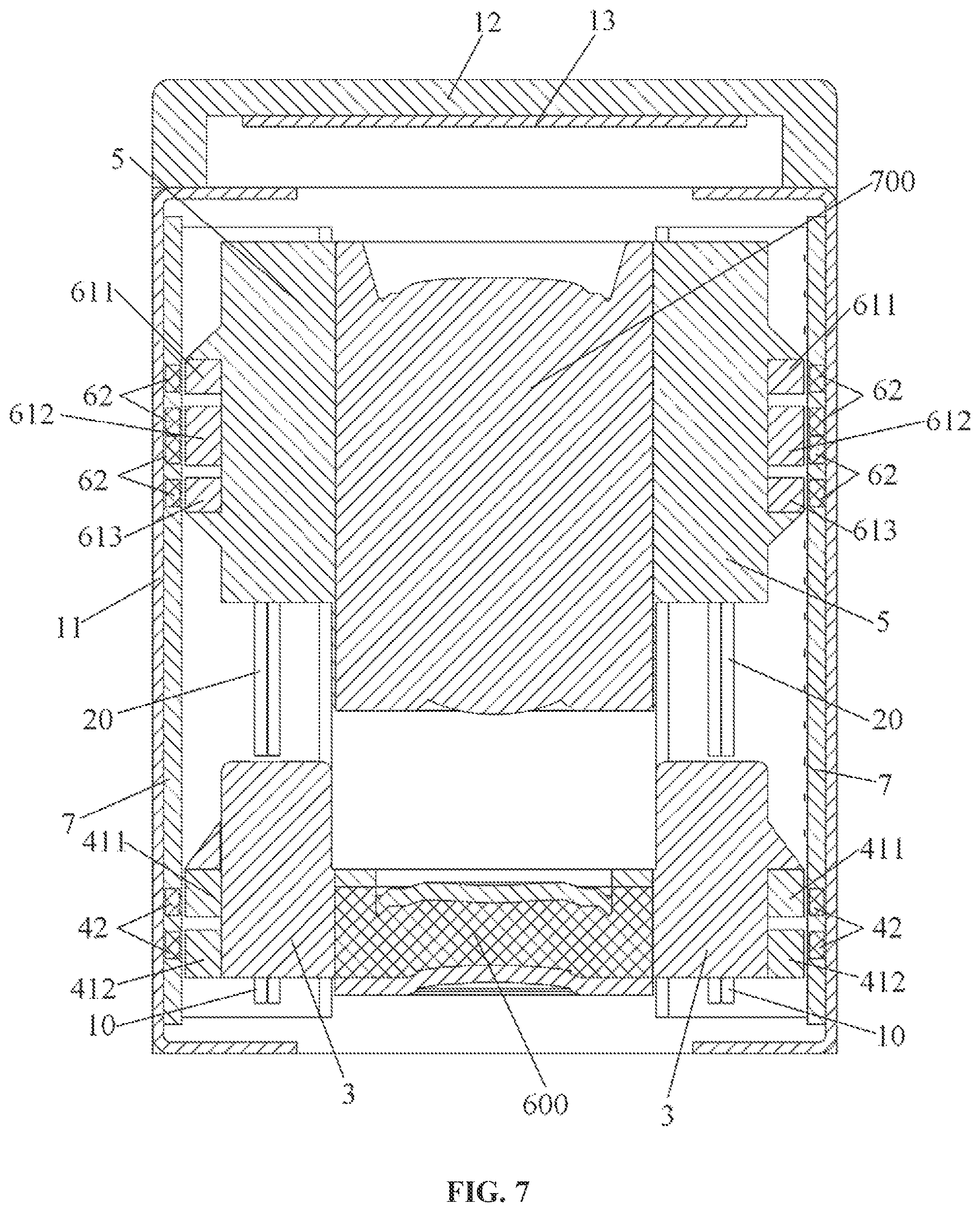 Patent US11774701 Figure 6 – Voice coil motor