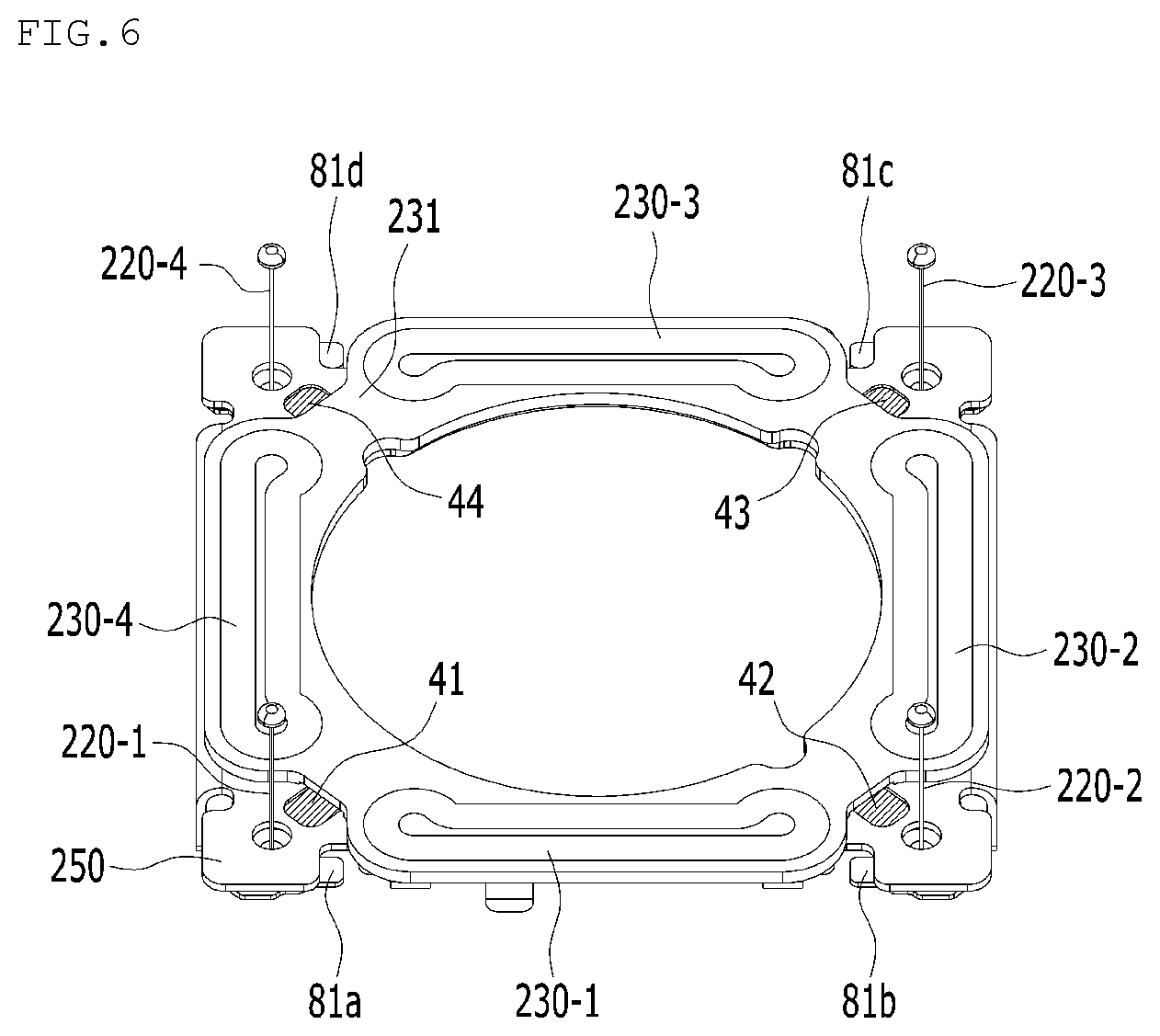 Patent US11774703 Figure 4 – Lens driving device, and camera module and optical device including same