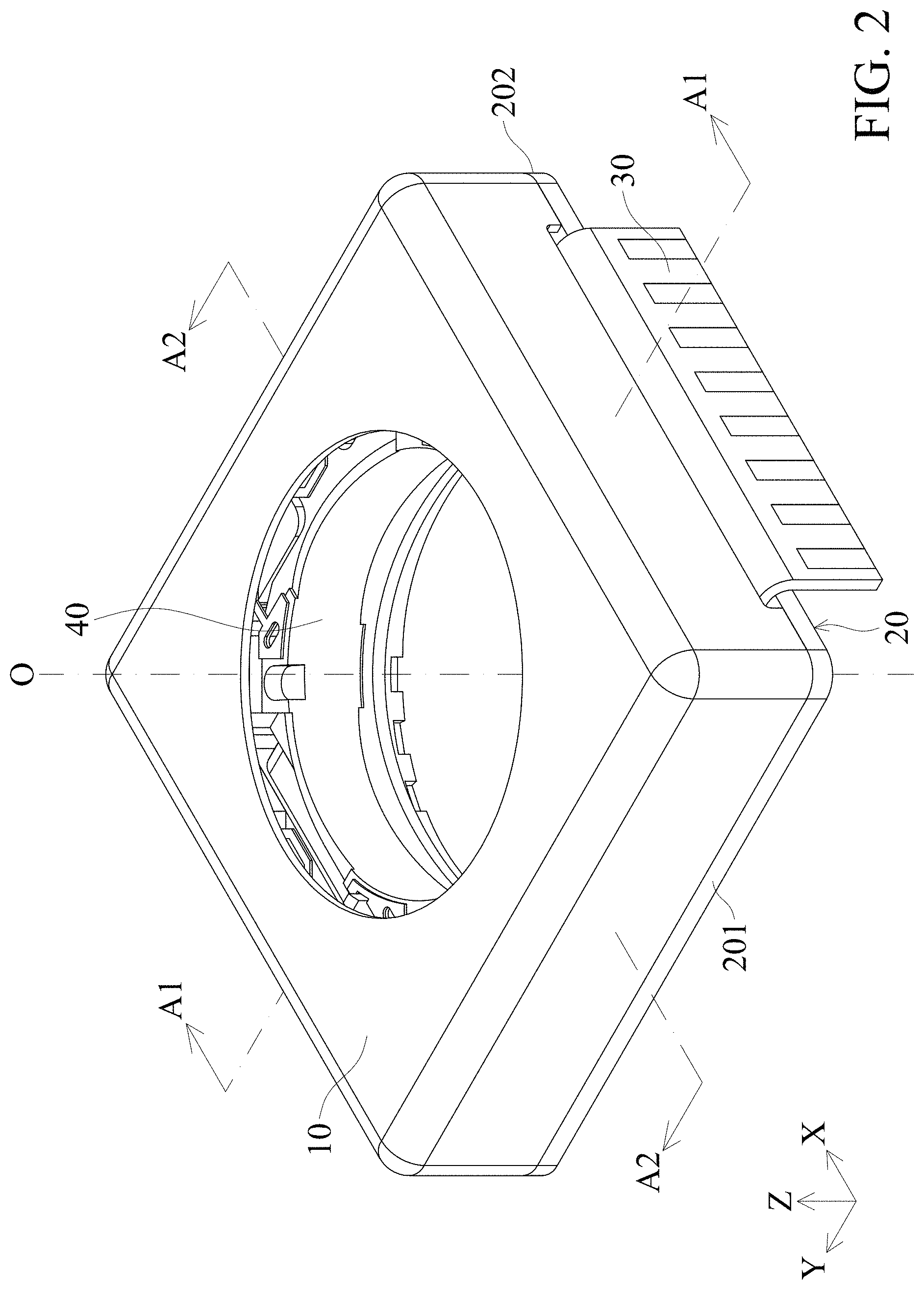Patent US11774704 Figure 2 – Driving mechanism