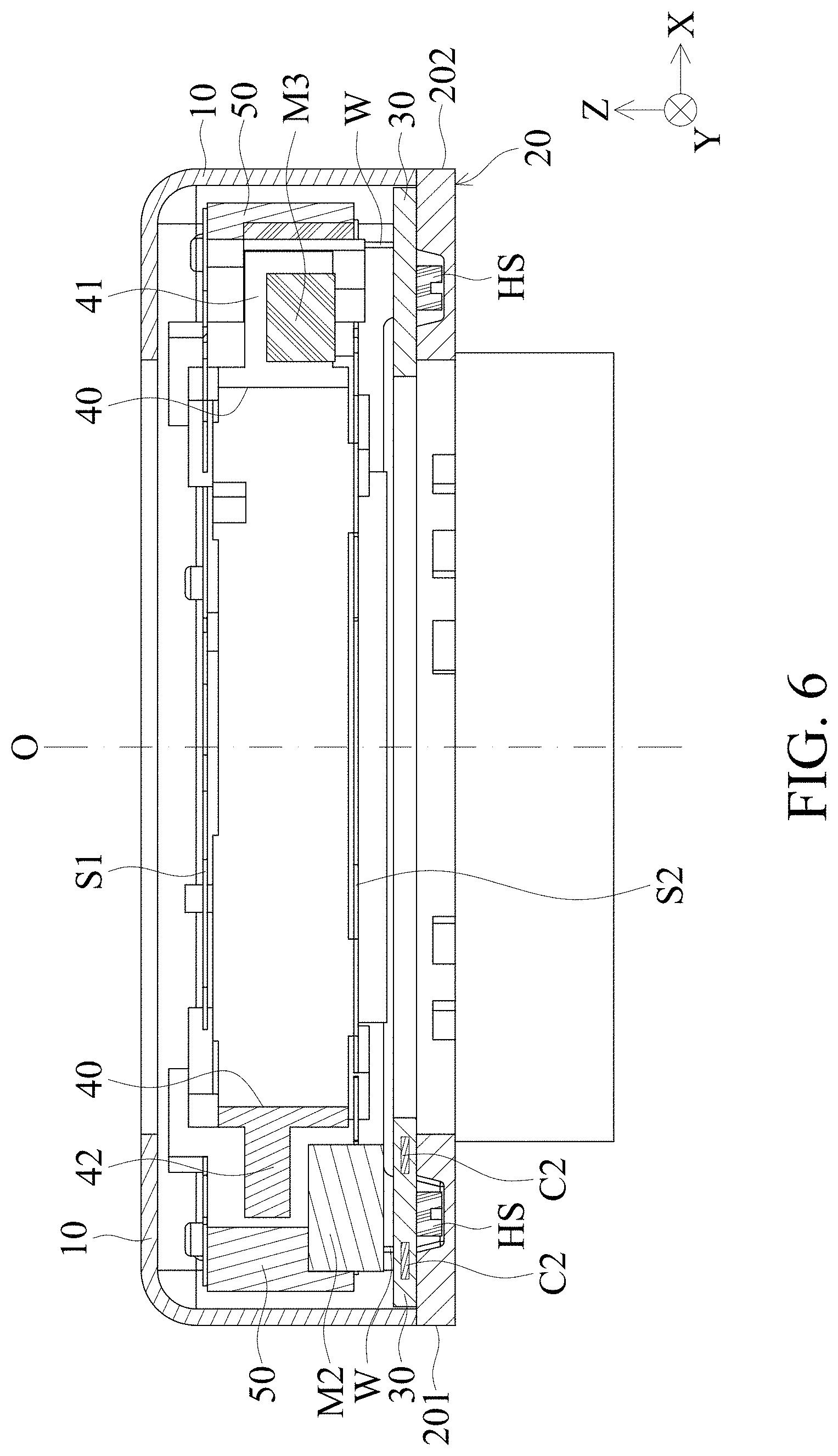 Patent US11774704 Figure 6 – Driving mechanism