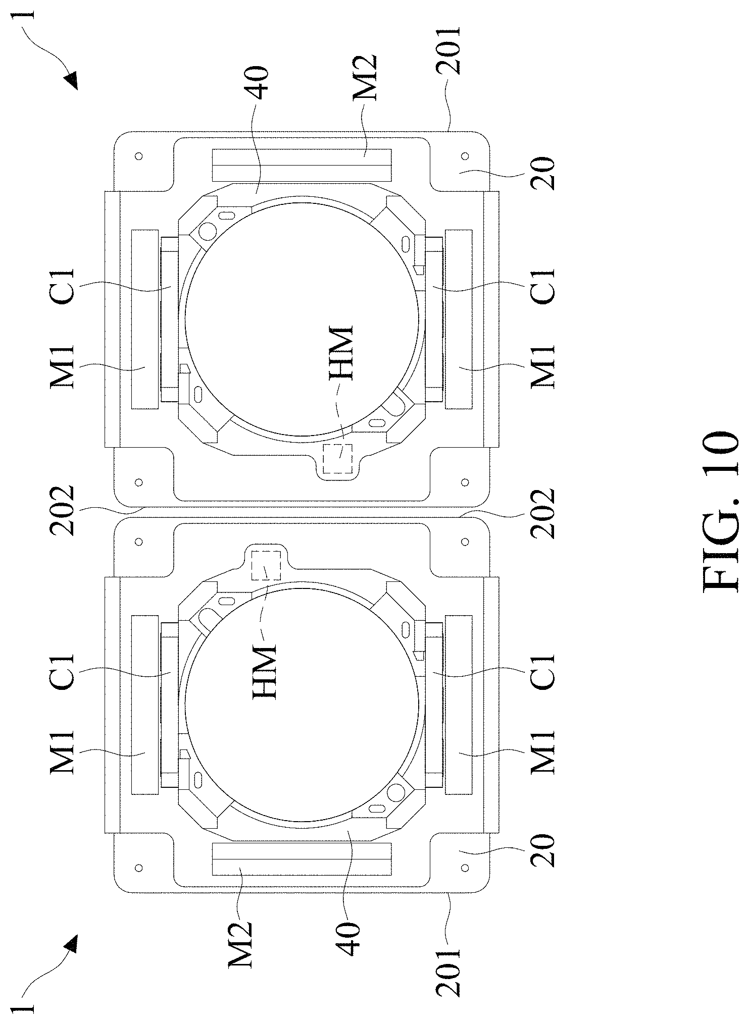 Patent US11774704 Figure 10 – Driving mechanism