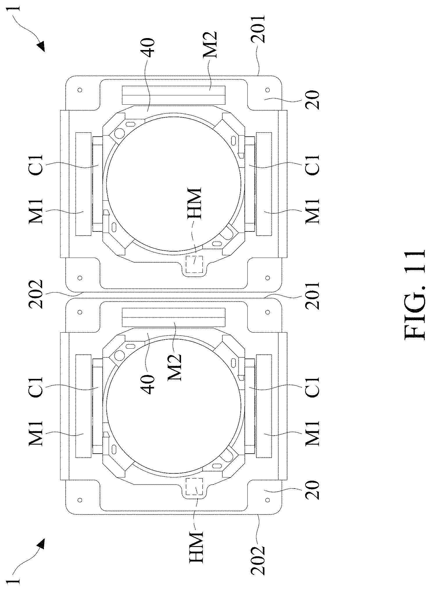 Patent US11774704 Figure 11 – Driving mechanism