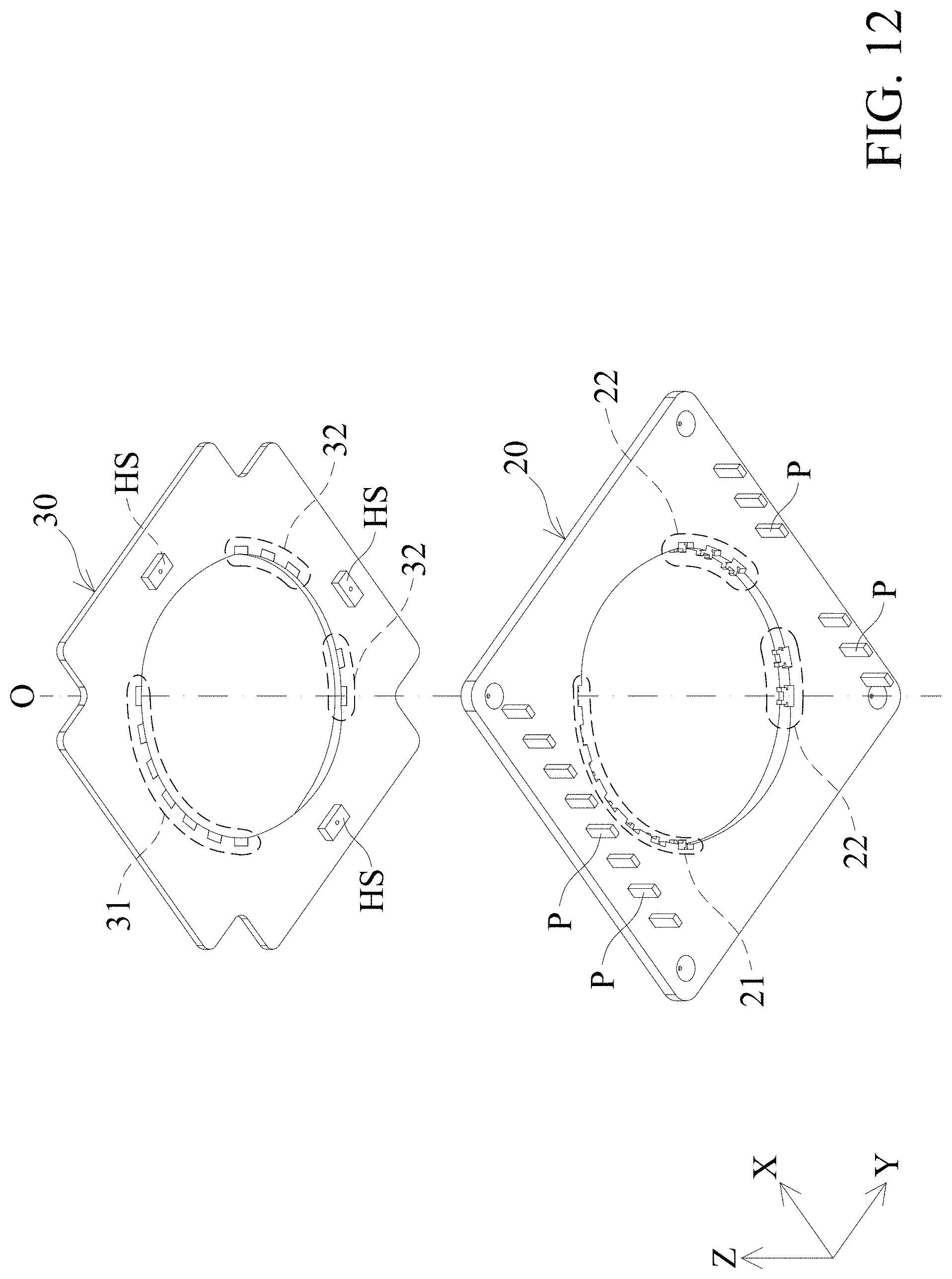 Patent US11774704 Figure 12 – Driving mechanism