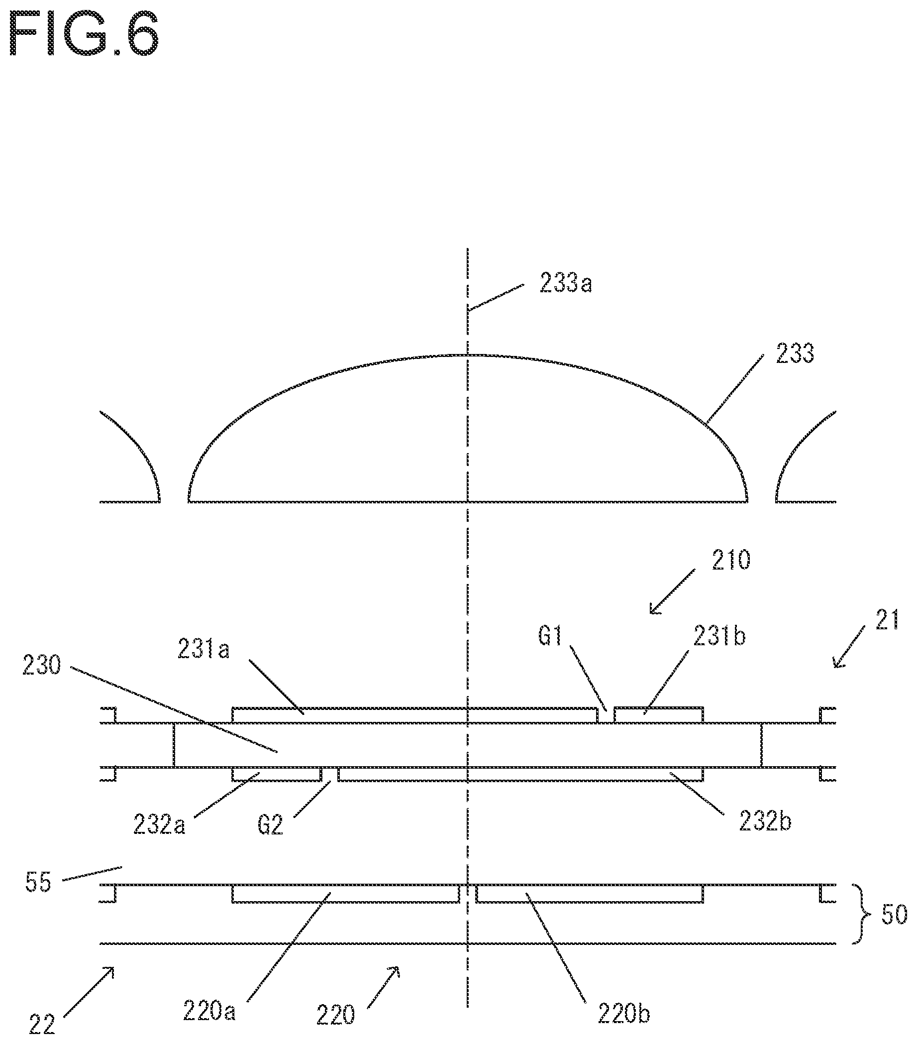Patent US11774707 Figure 6 – Image sensor and image-capturing device