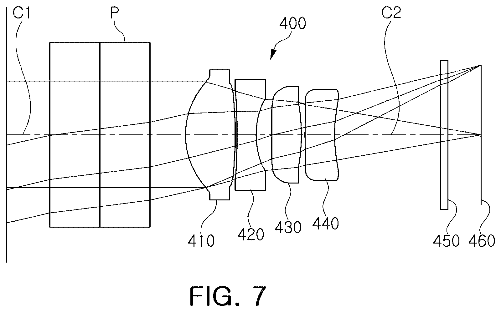 Patent US11774709 Figure 7 – Optical imaging system and portable electronic device