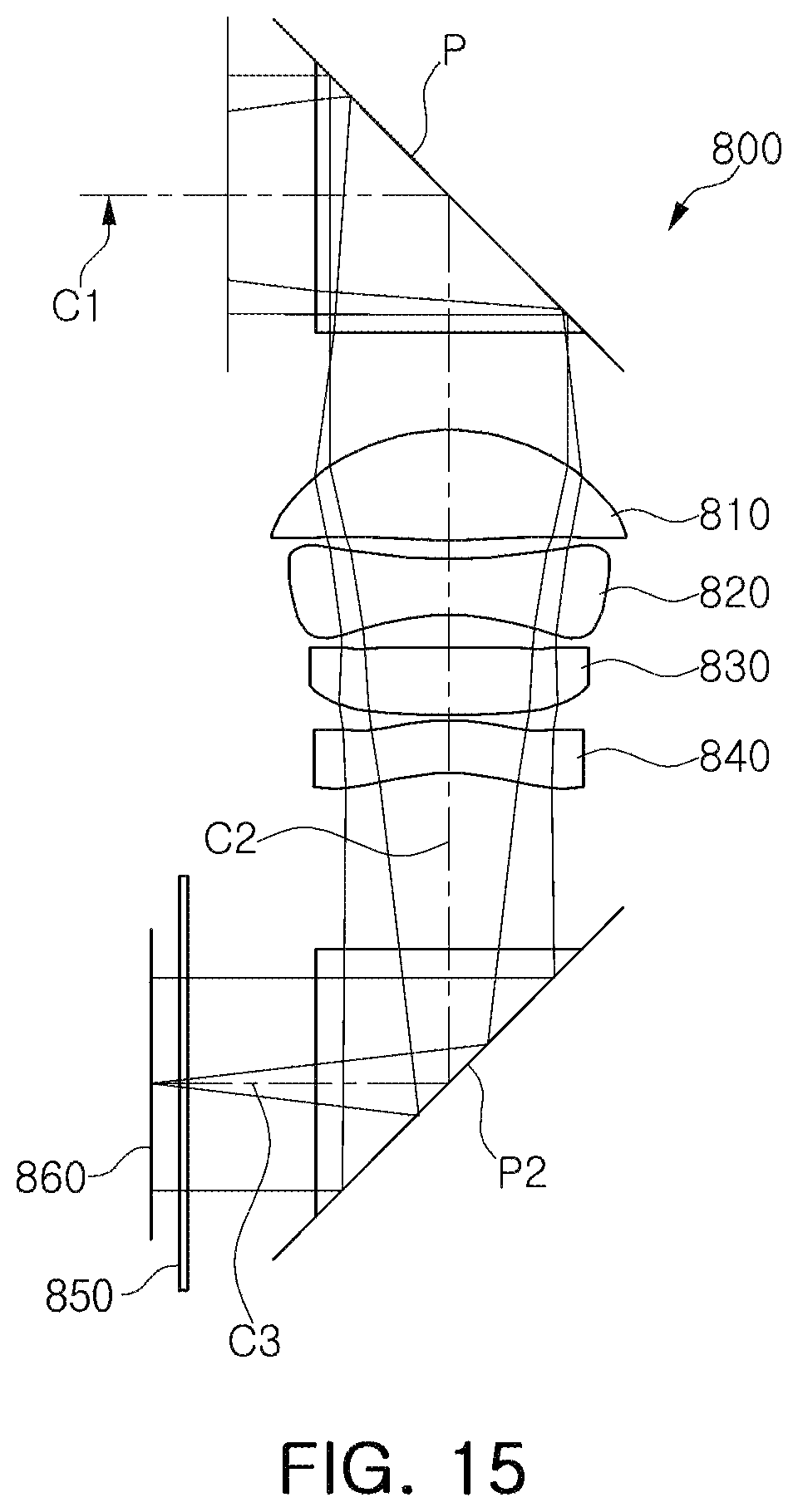 Patent US11774709 Figure 15 – Optical imaging system and portable electronic device