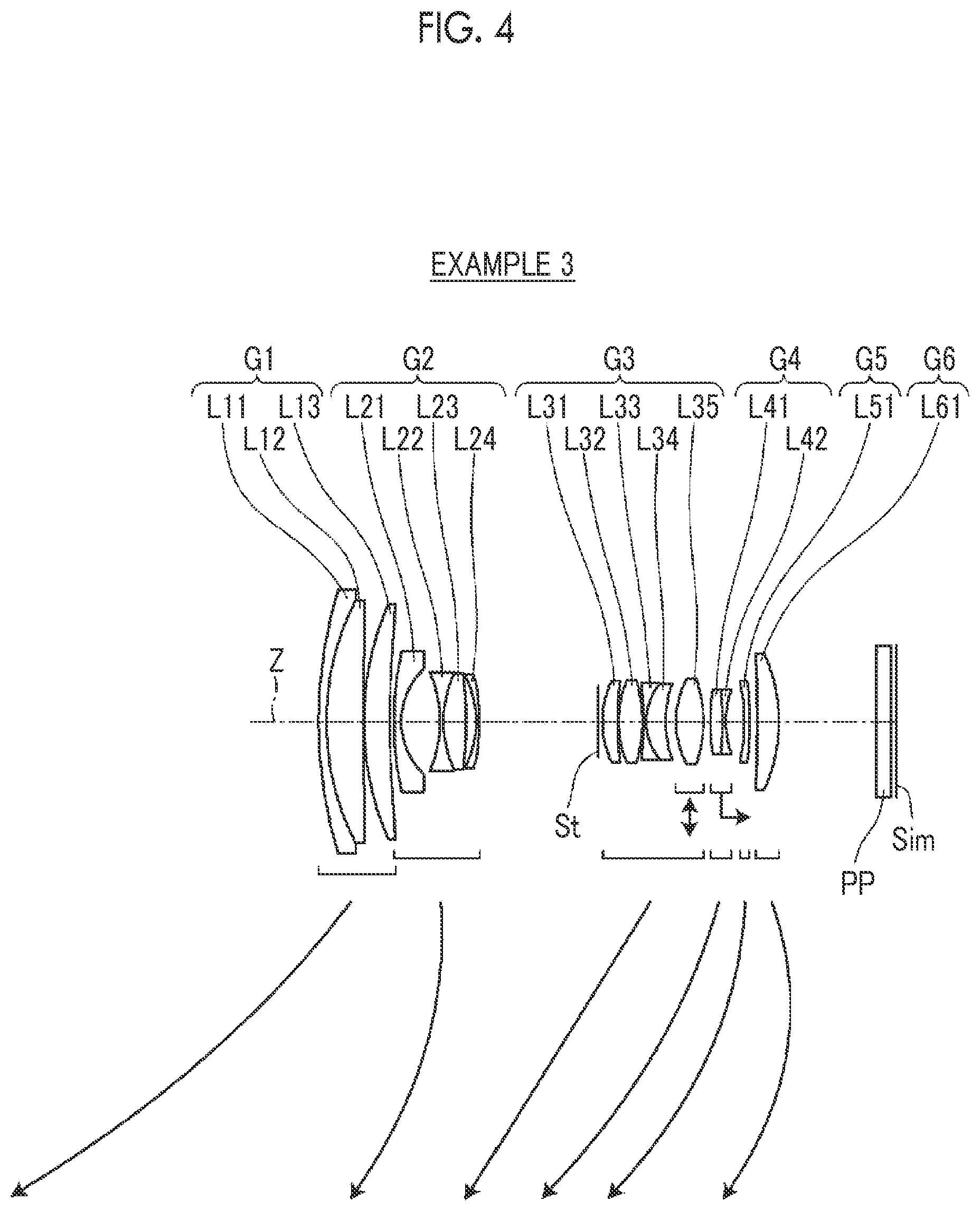 Patent US11774712 Figure 4 – Zoom lens and imaging apparatus
