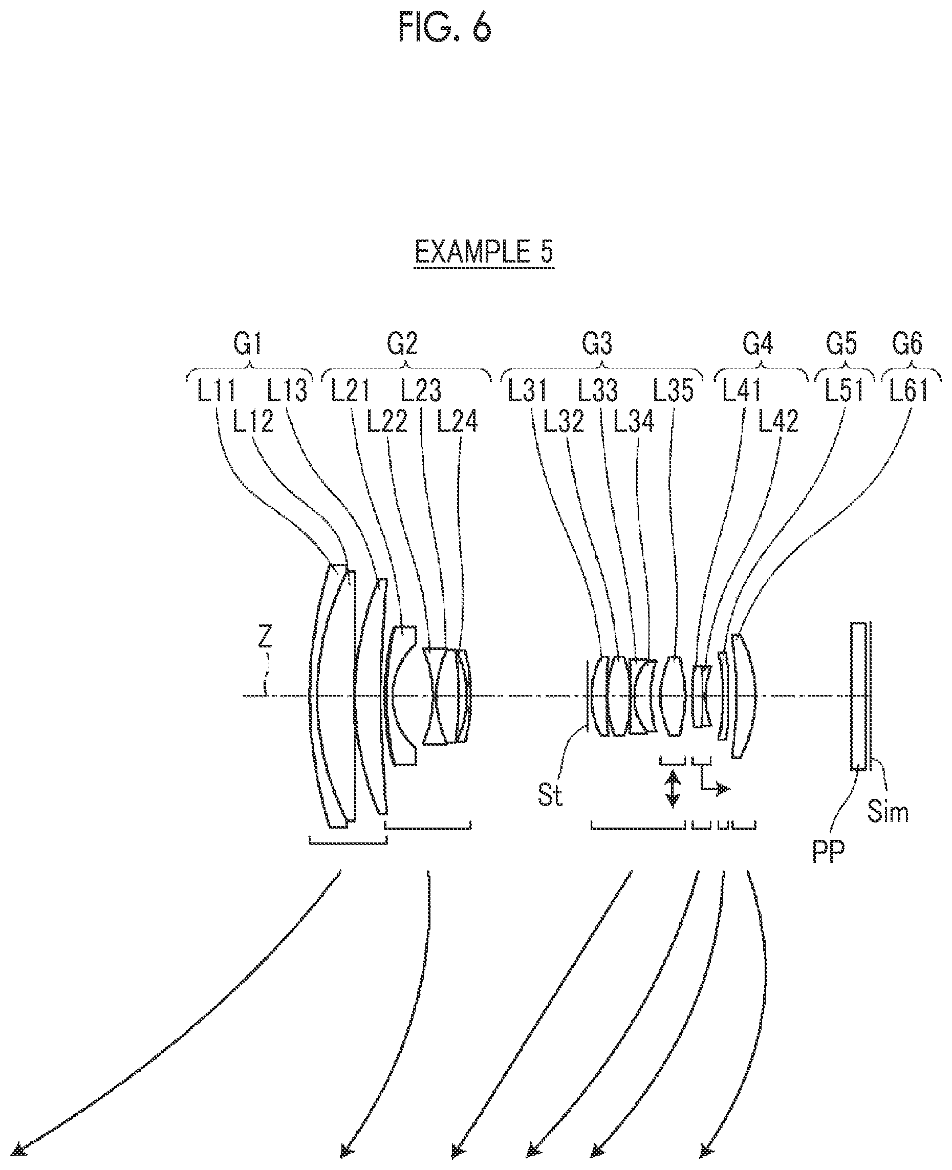 Patent US11774712 Figure 6 – Zoom lens and imaging apparatus