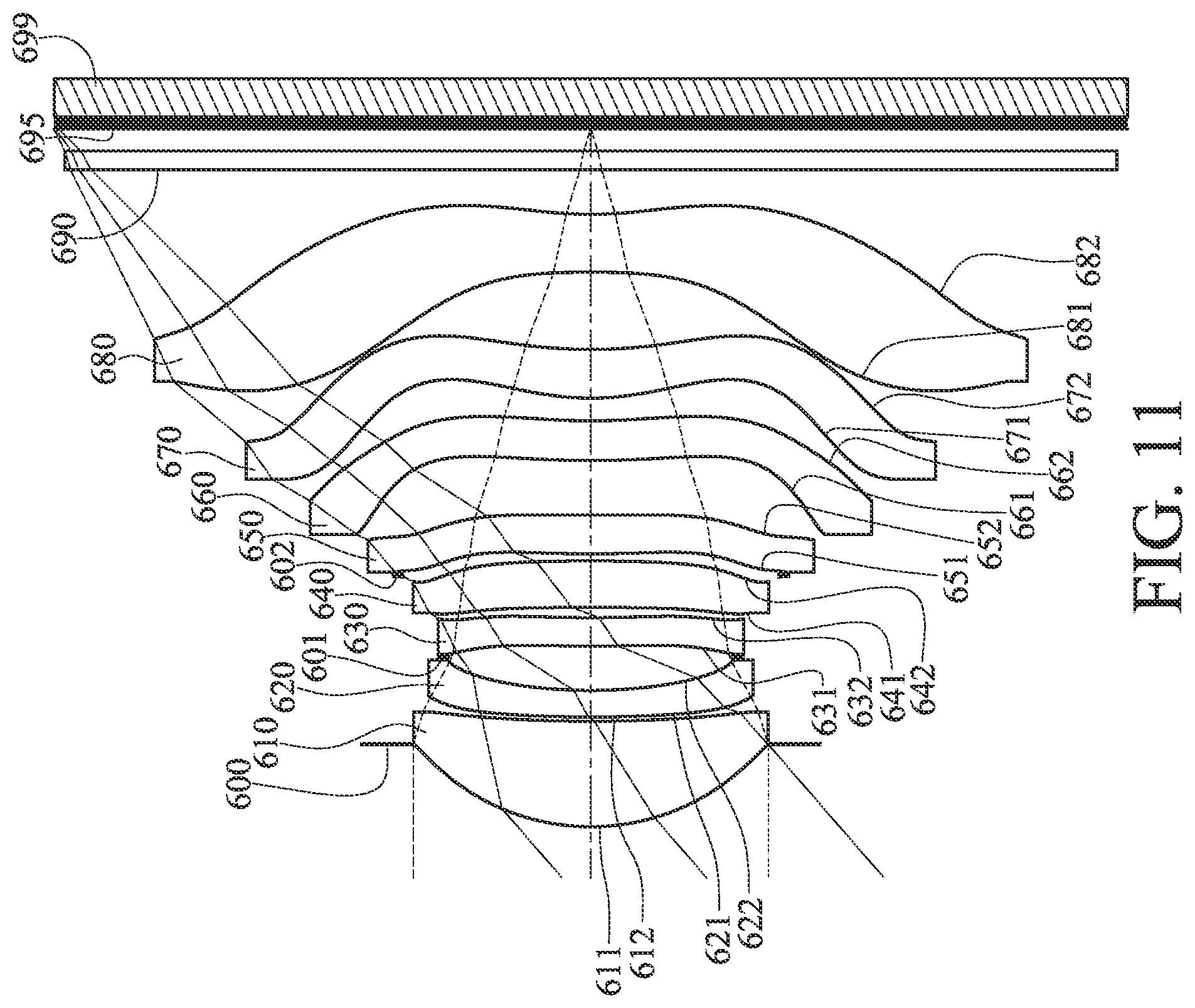 Patent US11774714 Figure 11 – Photographing lens assembly, image capturing unit and electronic device including eight lenses of +−++−−+−, +−−++−+−, +−−+−−+−, +−−−+−+− or +−−+−++− refractive powers
