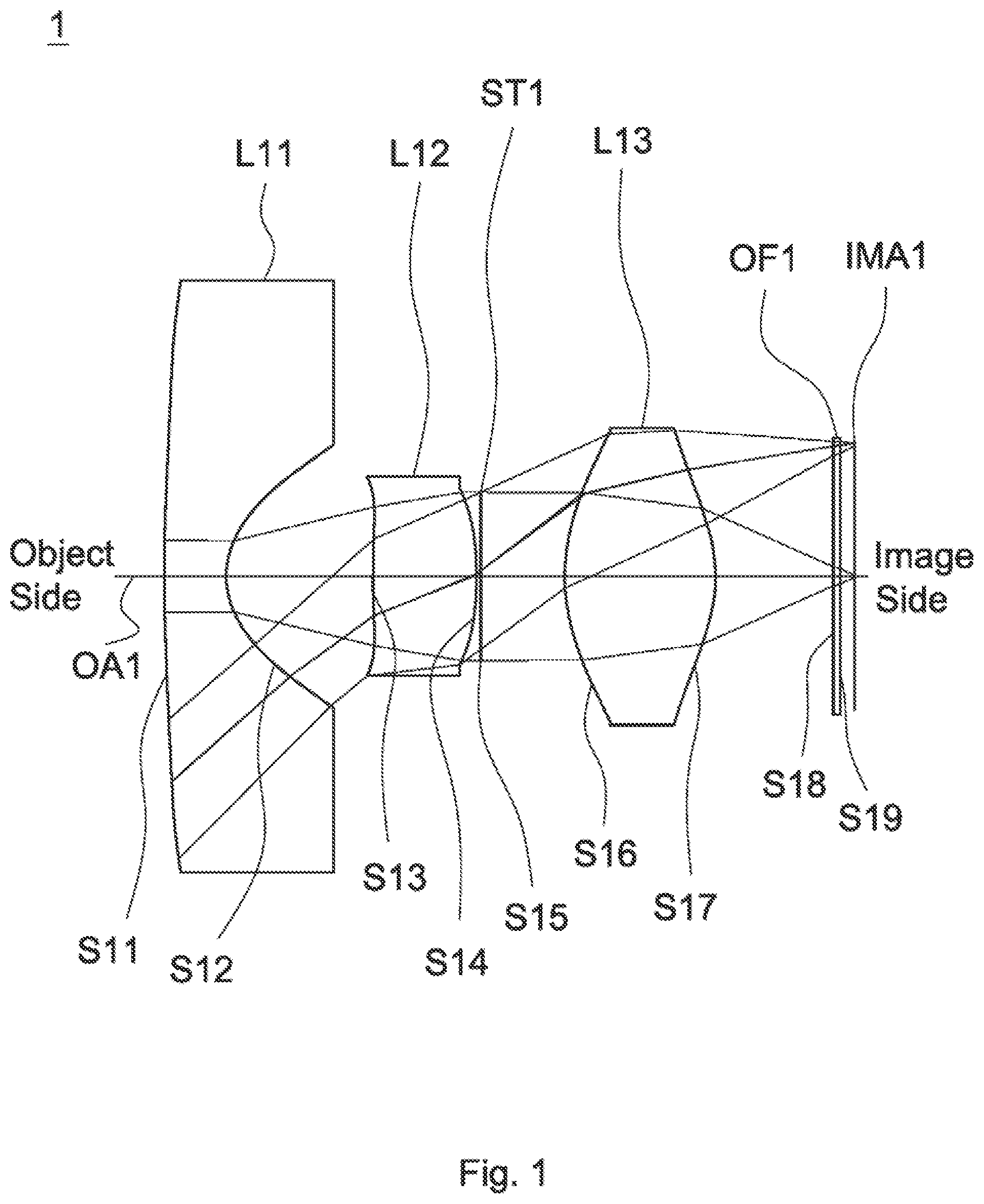 Patent US11774715 Figure 1 – Lens assembly