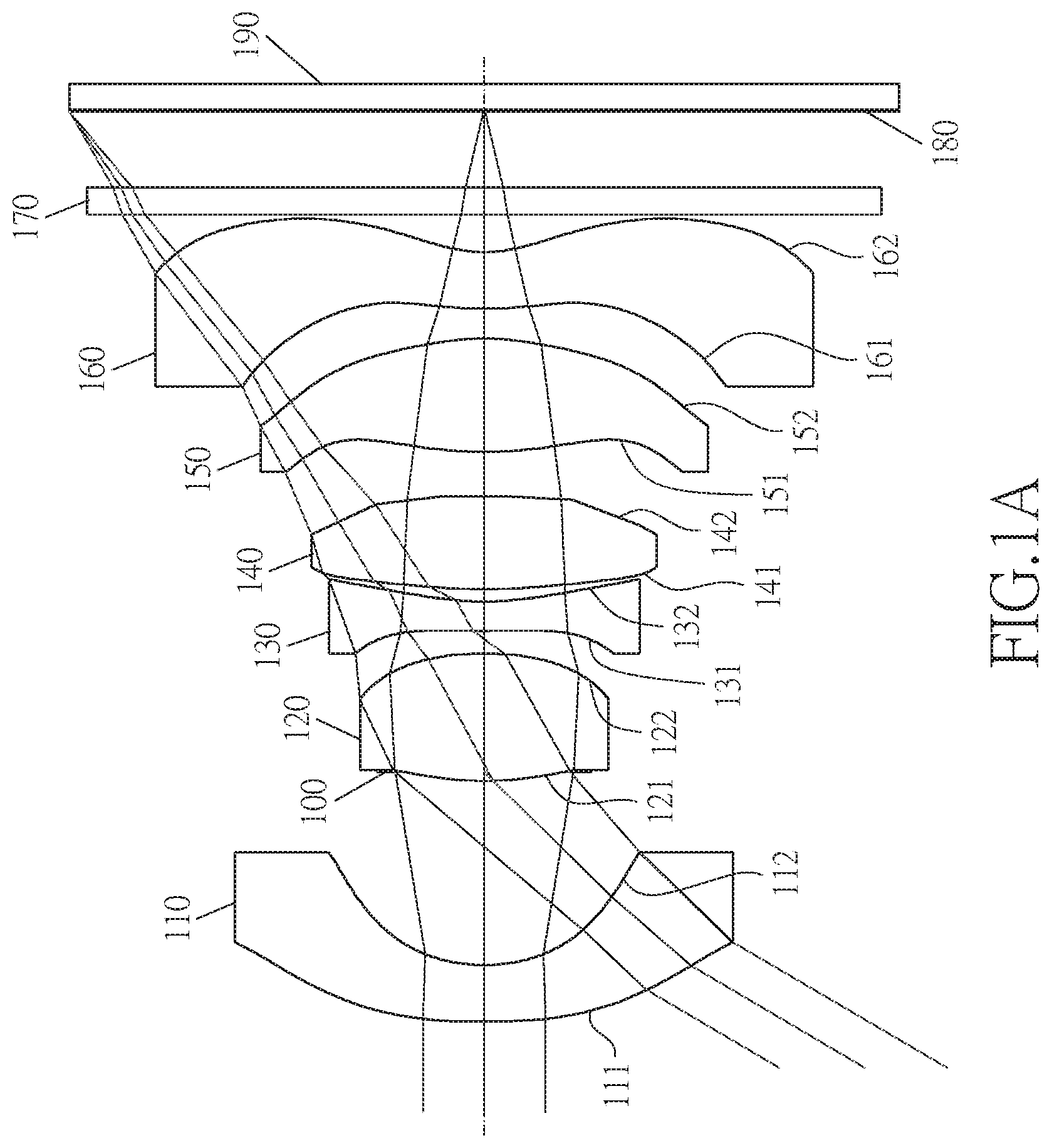 Patent US11774716 Figure 1 – Optical imaging lens device