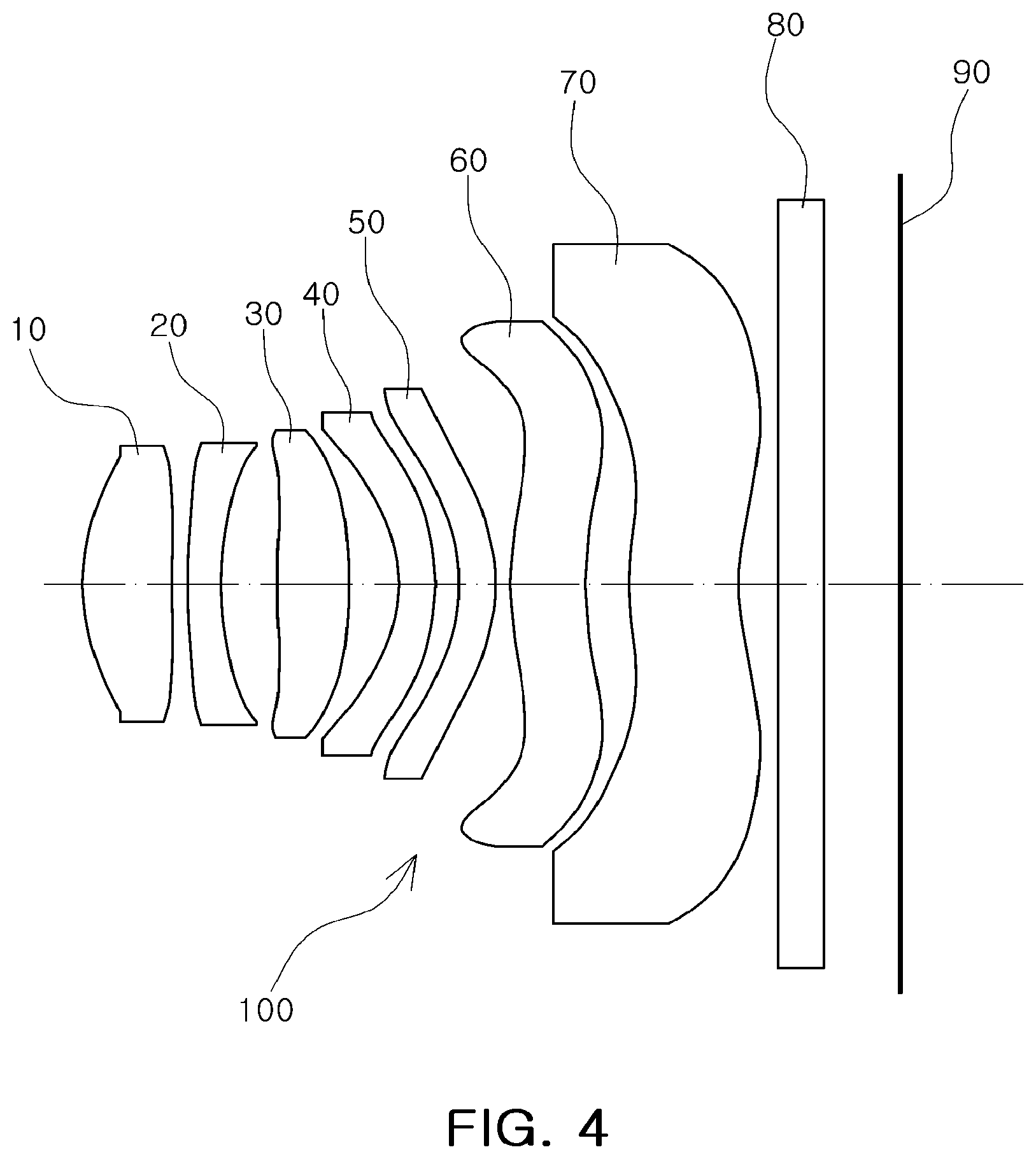 Patent US11774717 Figure 4 – Lens module