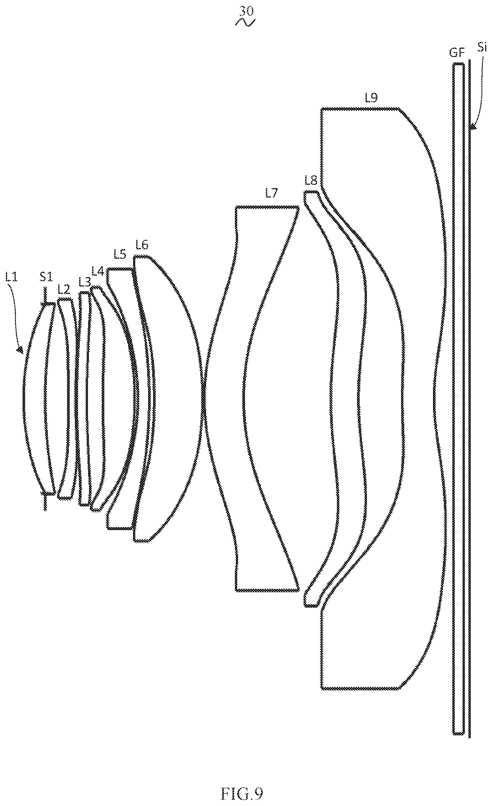 Patent US11774722 Figure 7 – Camera optical lens