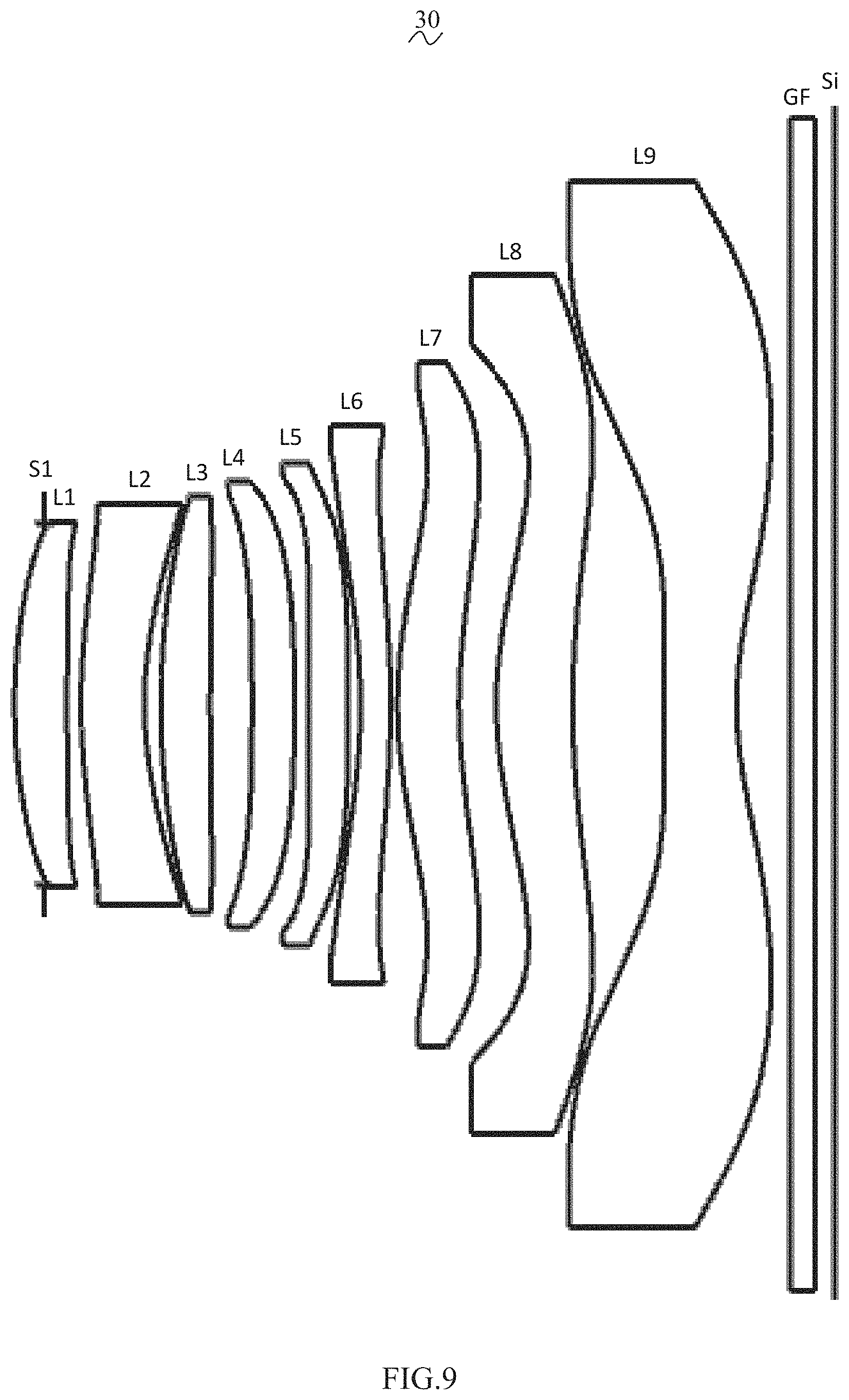Patent US11774723 Figure 7 – Camera optical lens