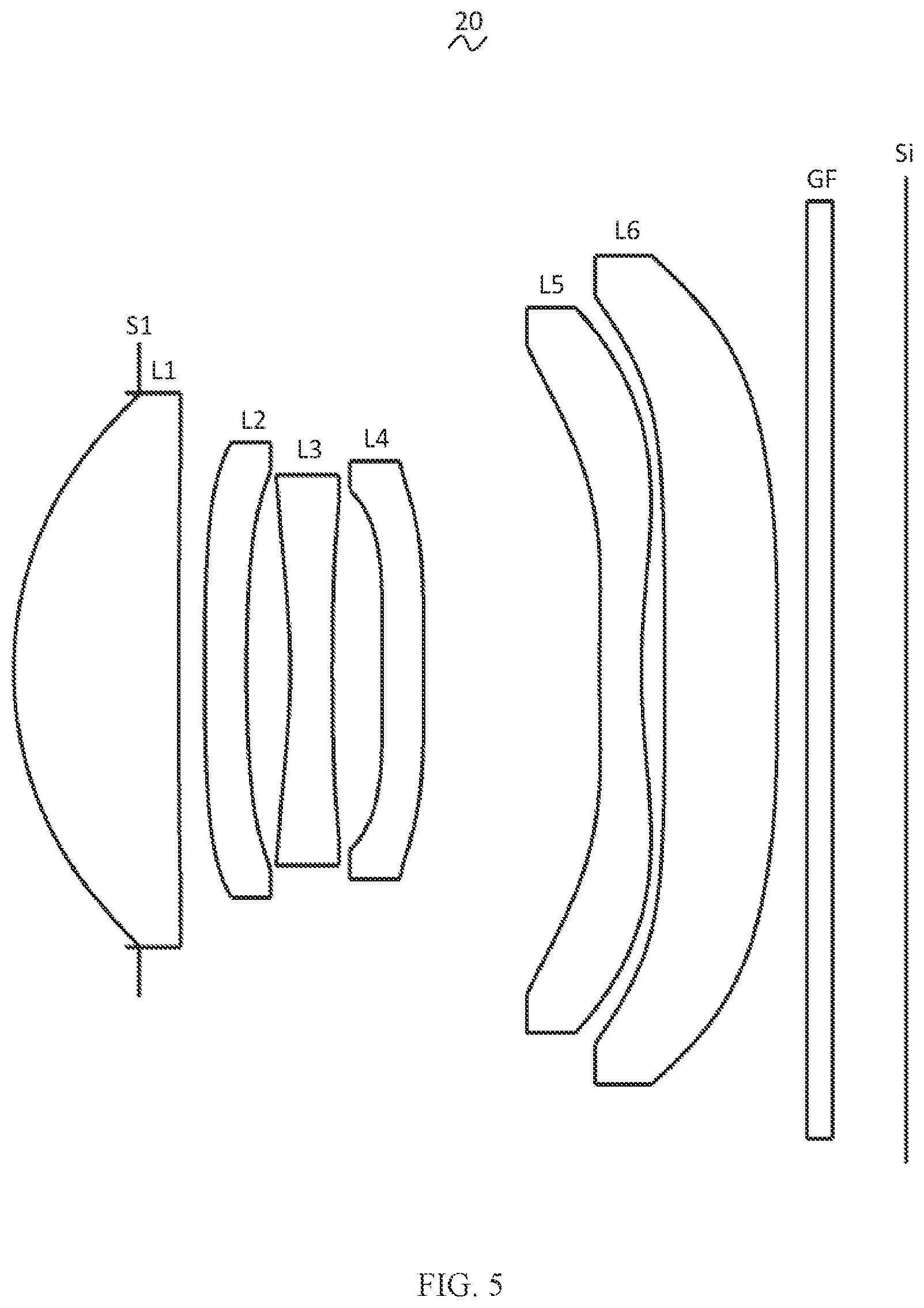 Patent US11774725 Figure 4 – Camera optical lens