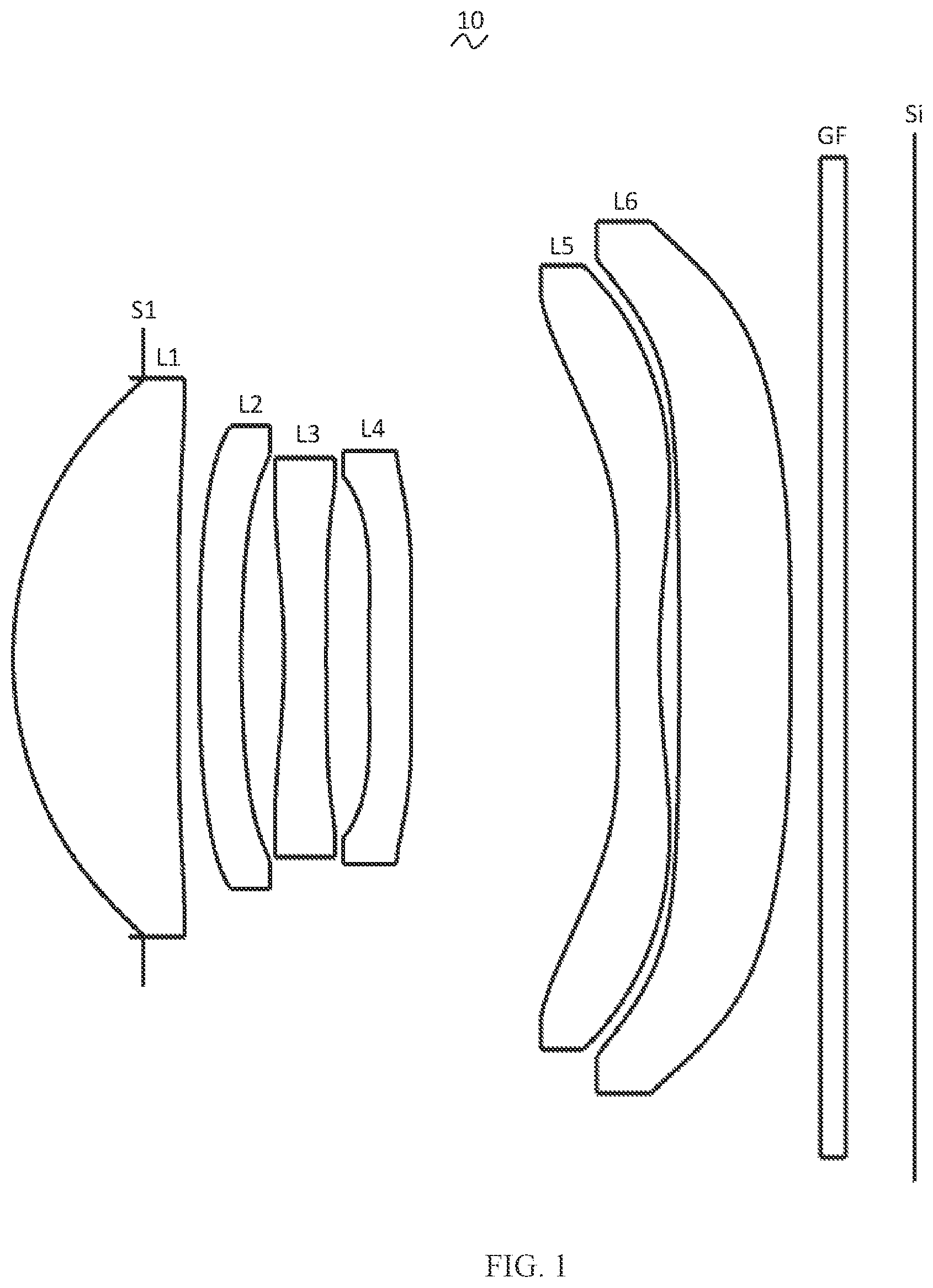 Patent US11774726 — Camera optical lens — Figure 1