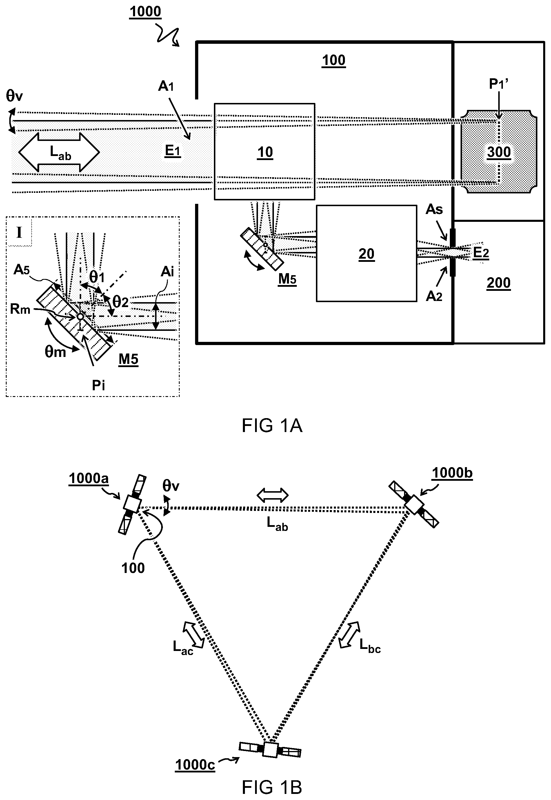 Patent US11774734 Figure 1 – Focal in-field pointing telescope system