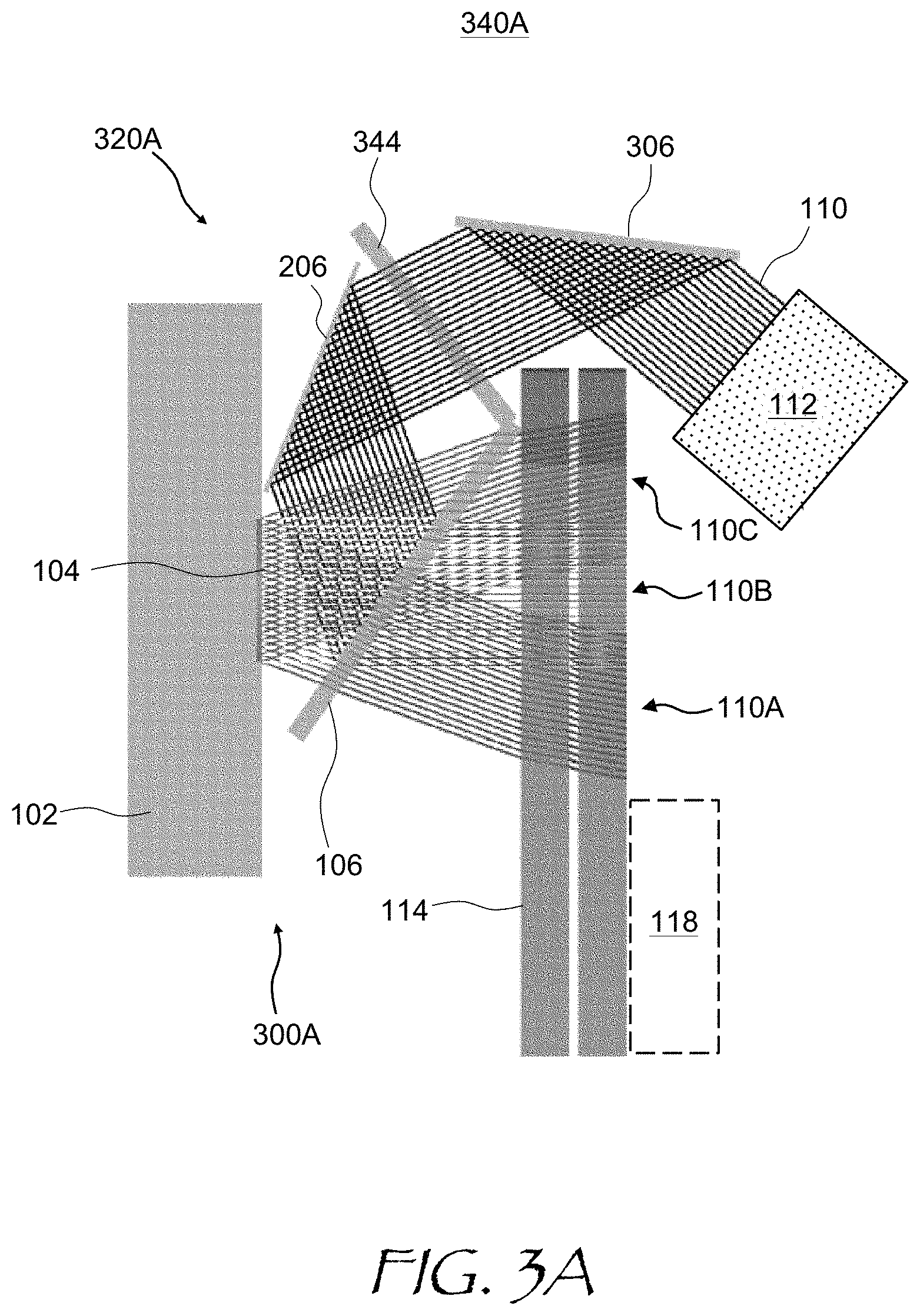 Patent US11774737 Figure 3 – Folded-beam, low-obliquity beam scanner