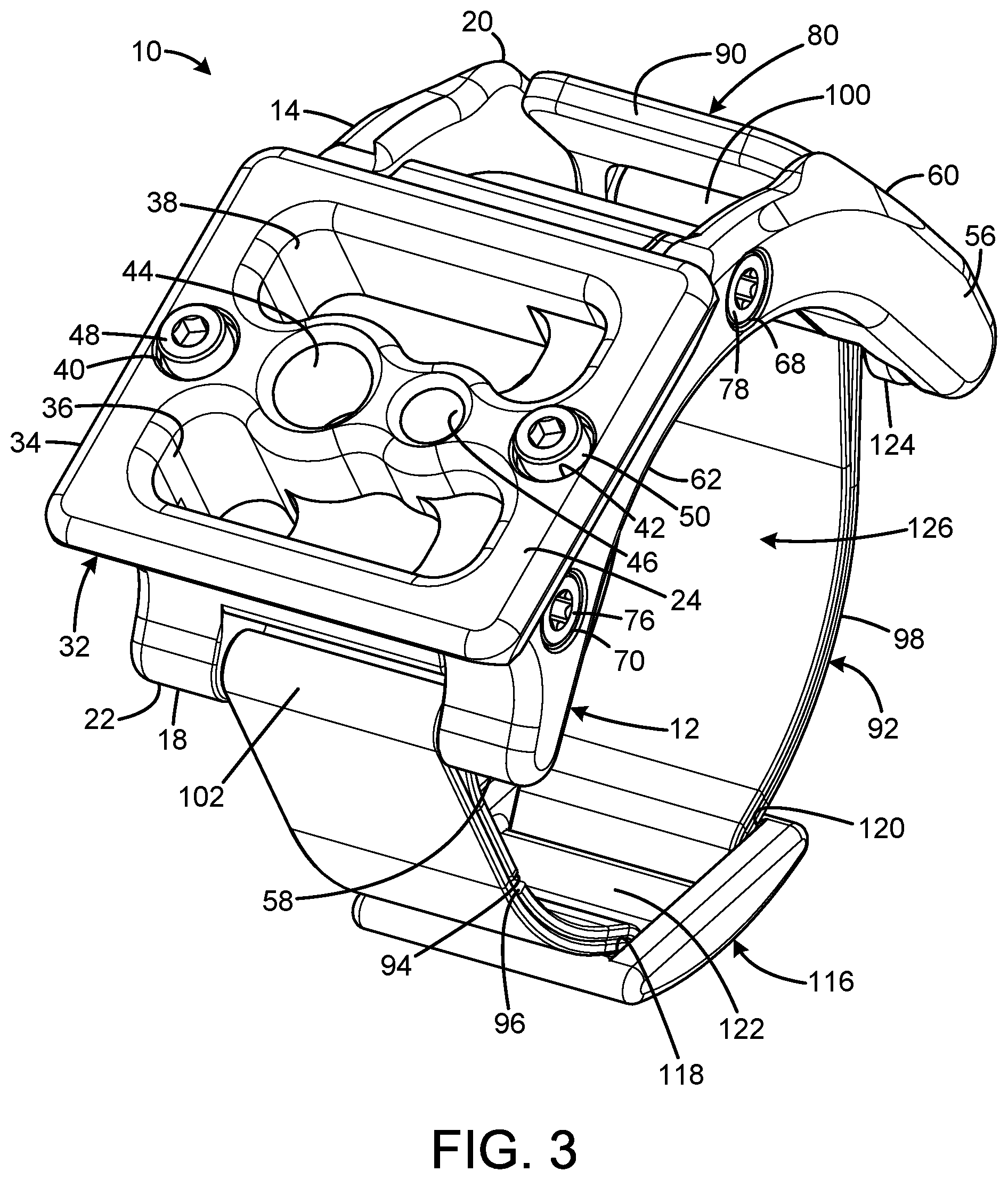 Patent US11774741 Figure 3 – Support facility for a binocular