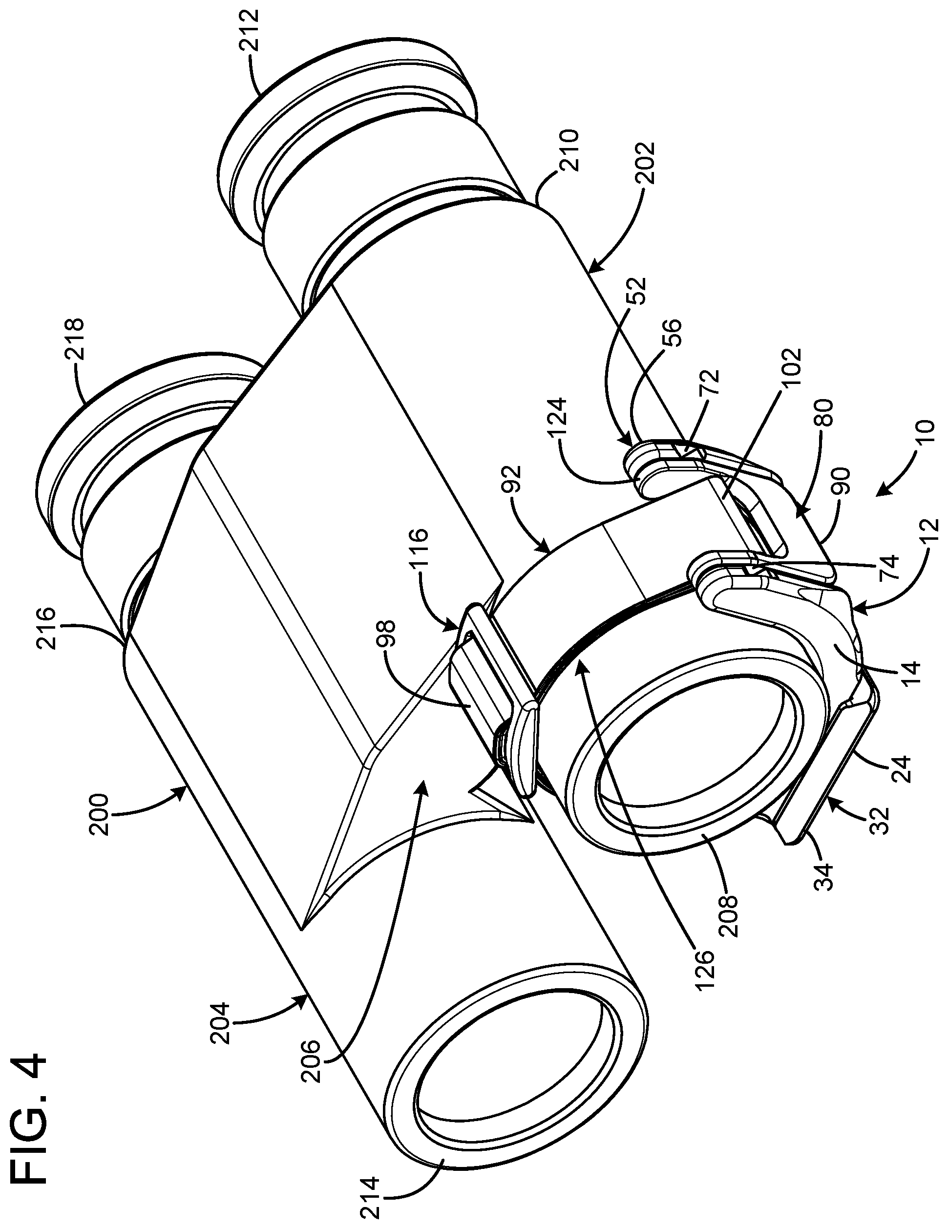Patent US11774741 Figure 4 – Support facility for a binocular