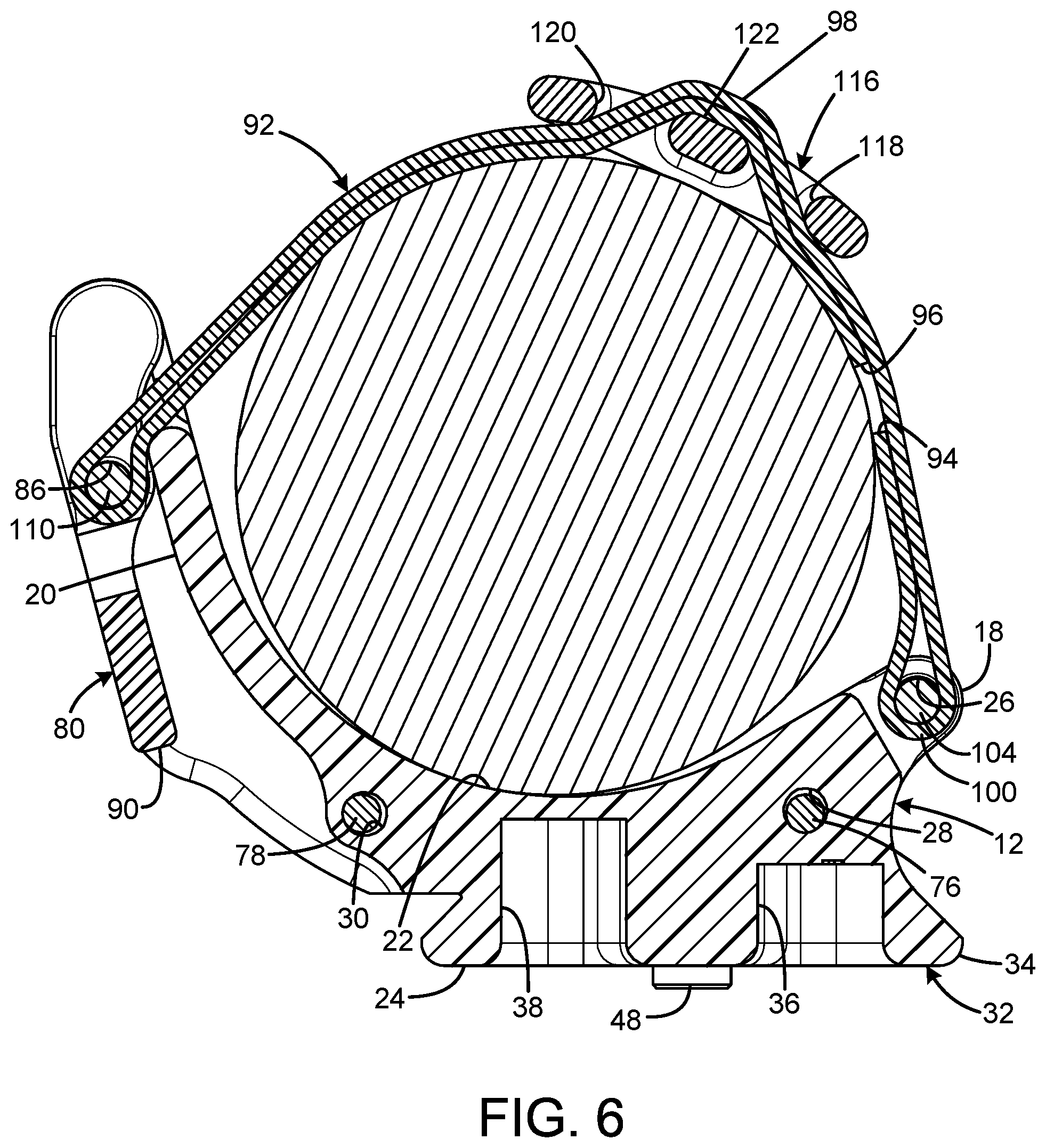 Patent US11774741 Figure 6 – Support facility for a binocular