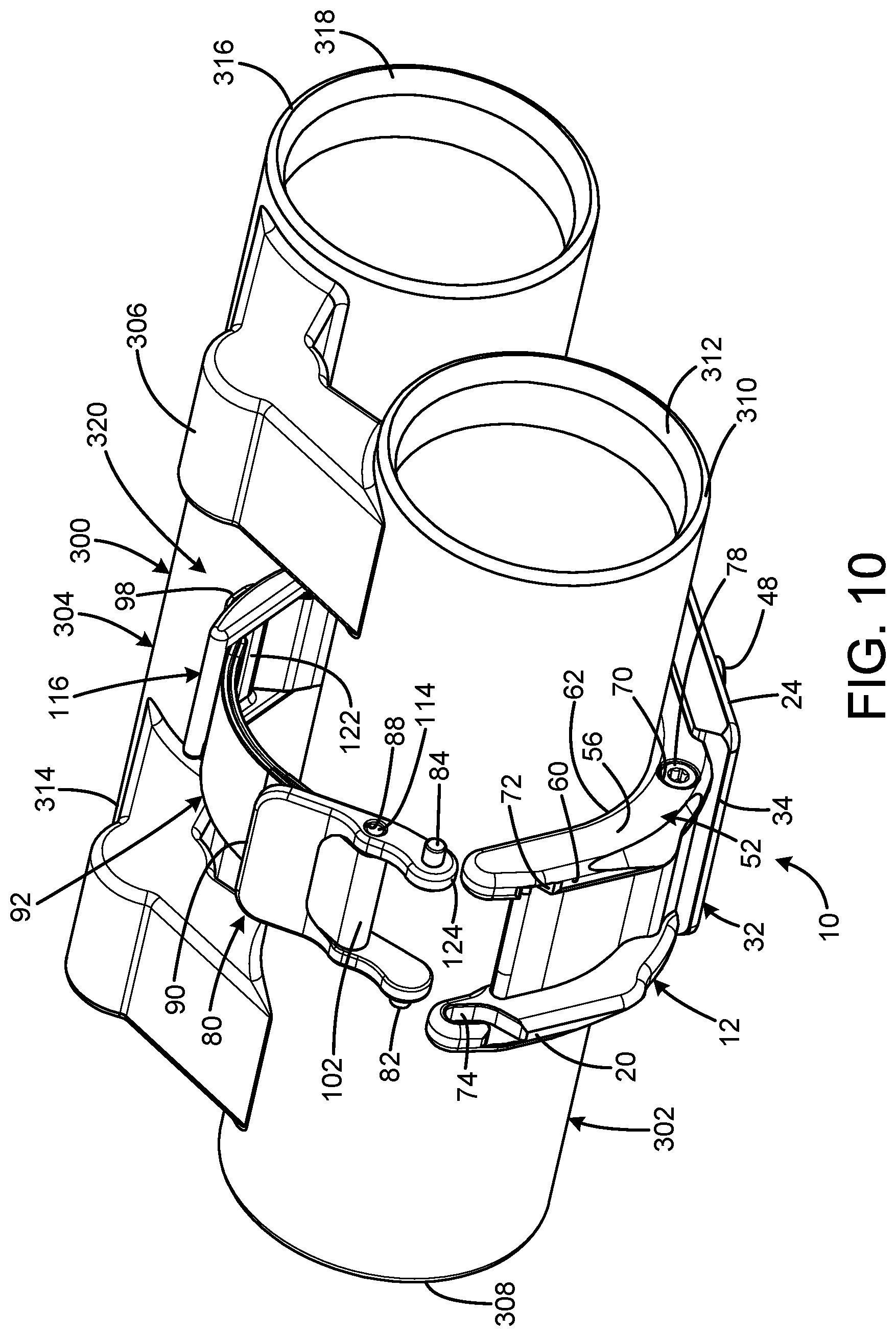 Patent US11774741 Figure 10 – Support facility for a binocular