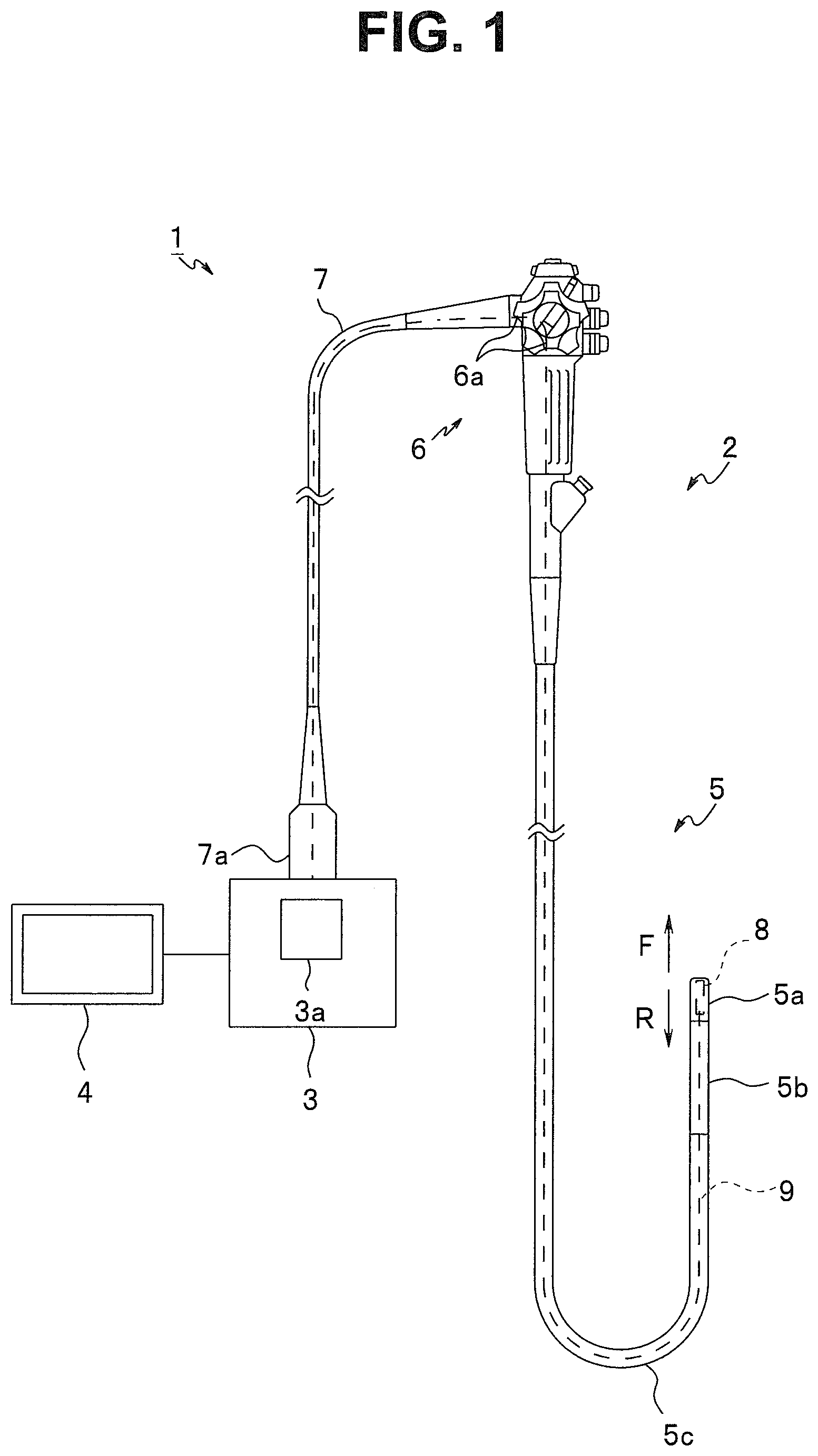 Patent US11774742 — Optical unit for endoscope and endoscope — Figure 1