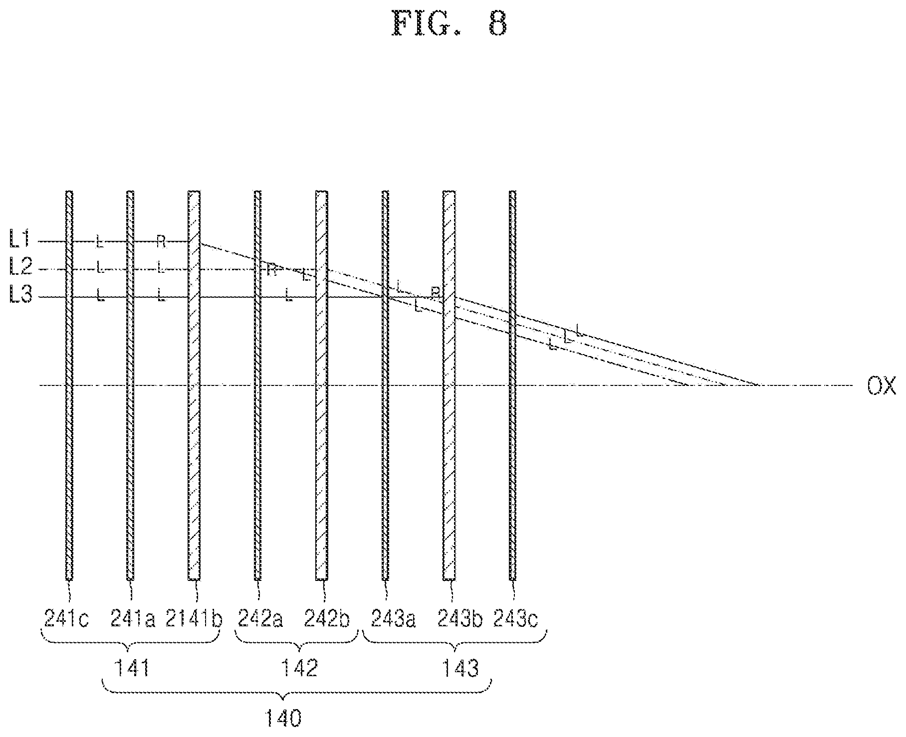 Patent US11774752 Figure 8 – Holographic display device having reduced chromatic aberration