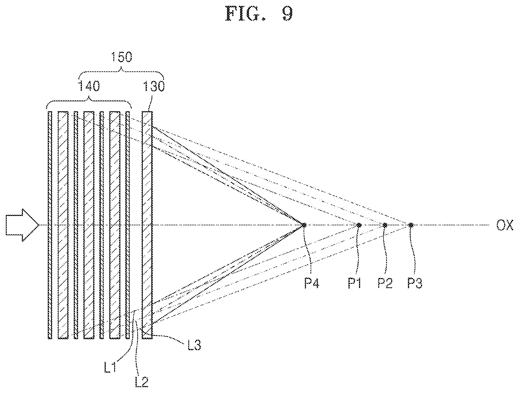 Patent US11774752 Figure 9 – Holographic display device having reduced chromatic aberration