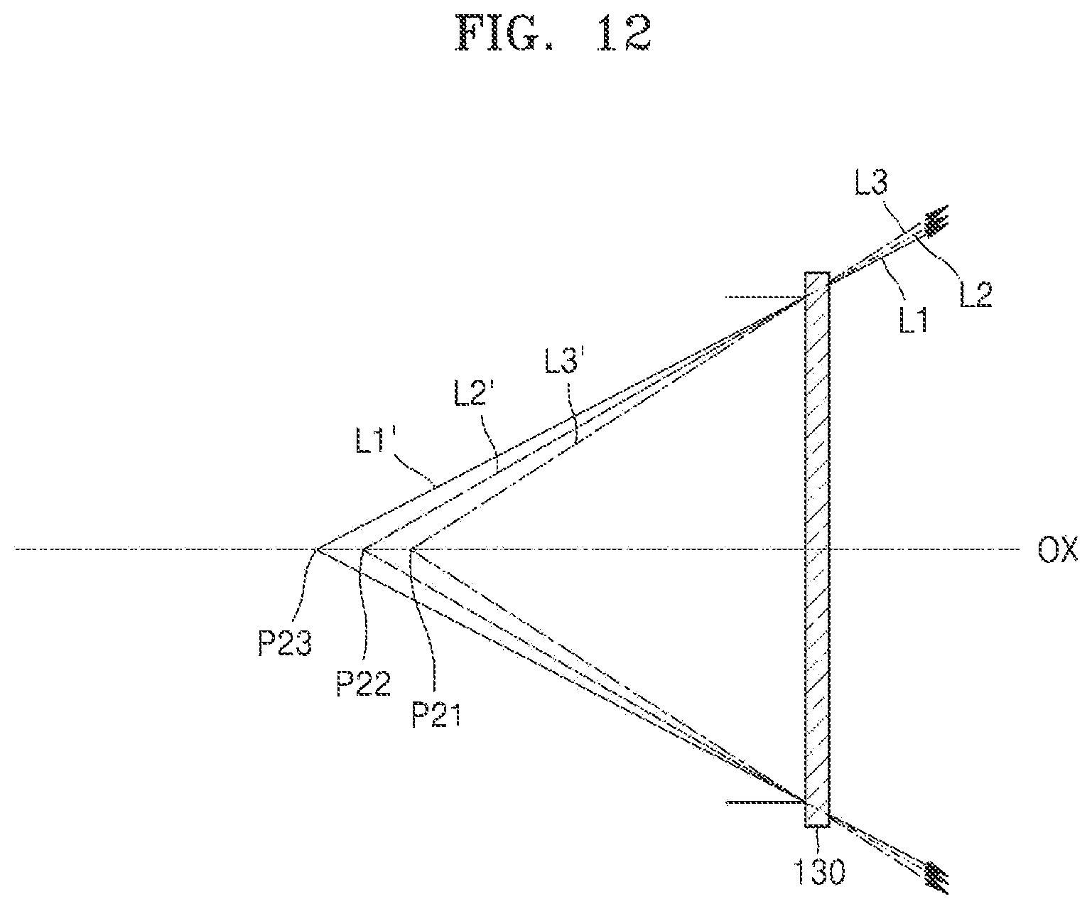 Patent US11774752 Figure 12 – Holographic display device having reduced chromatic aberration