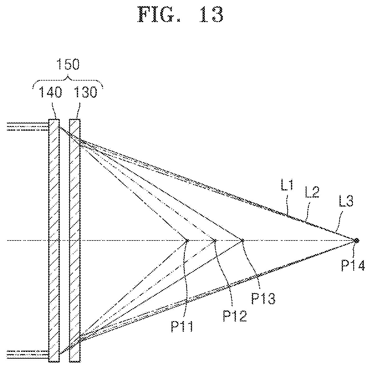 Patent US11774752 Figure 13 – Holographic display device having reduced chromatic aberration