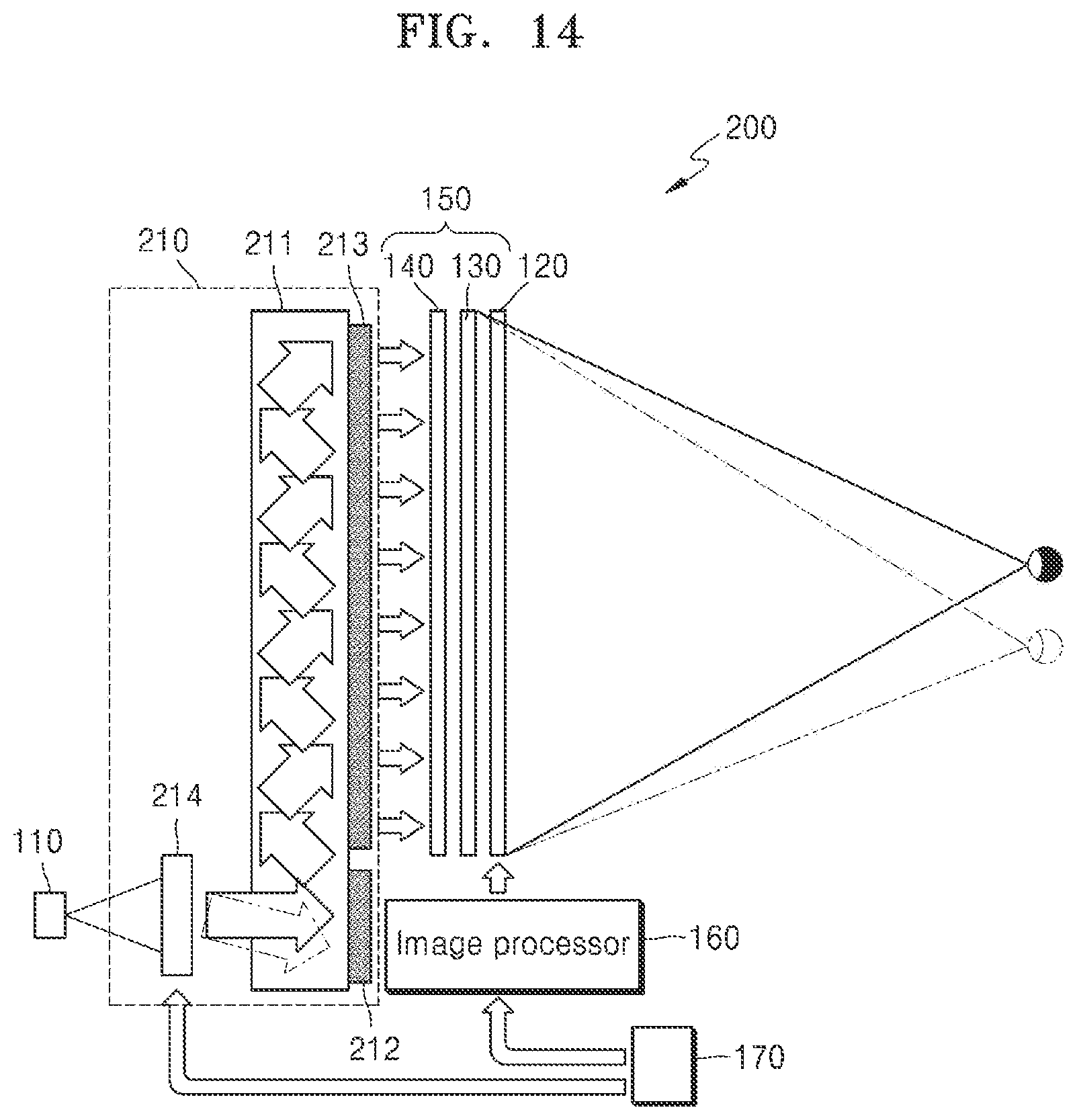 Patent US11774752 Figure 14 – Holographic display device having reduced chromatic aberration
