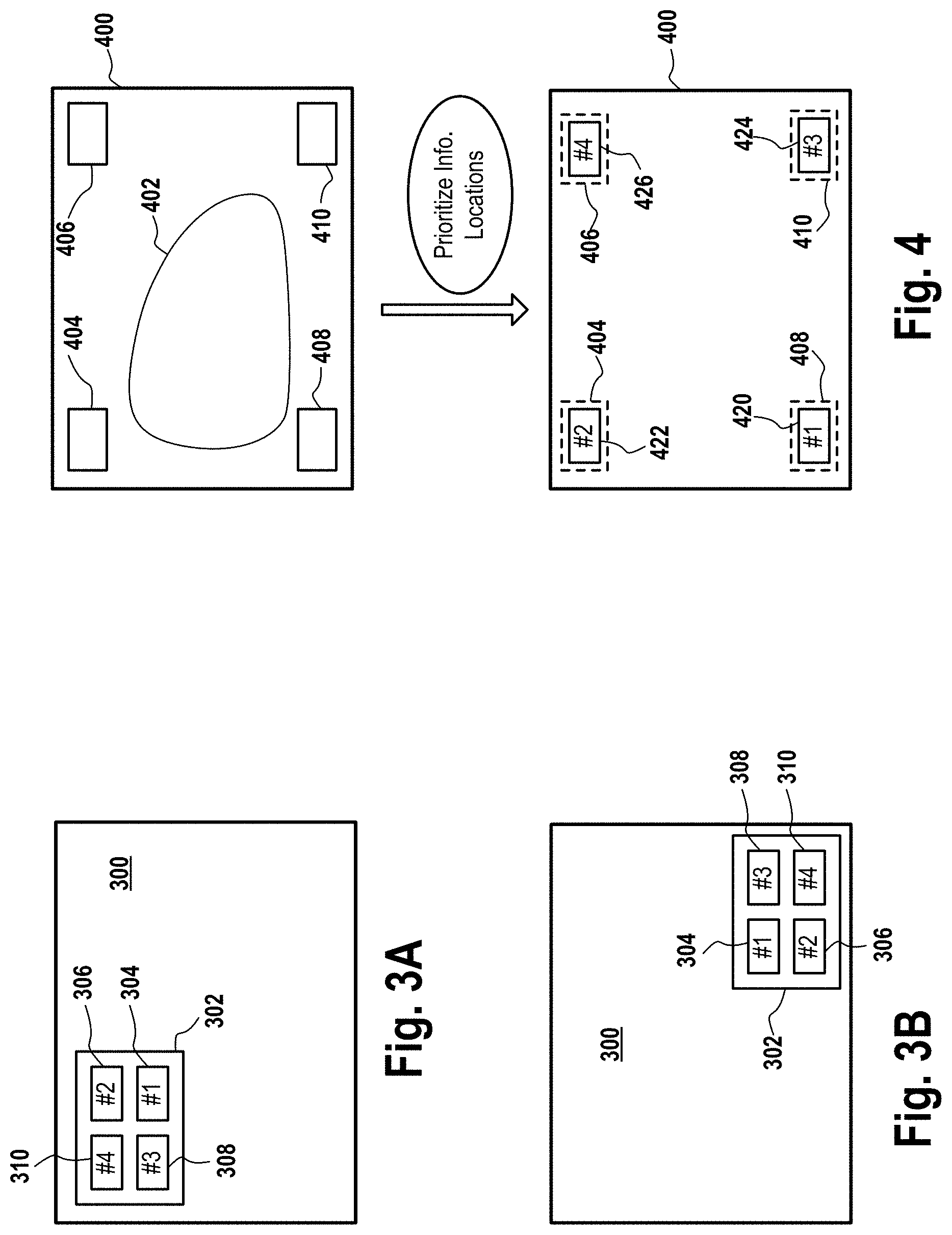 Patent US11774754 Figure 3 – Automatic positioning of head-up display based on gaze tracking