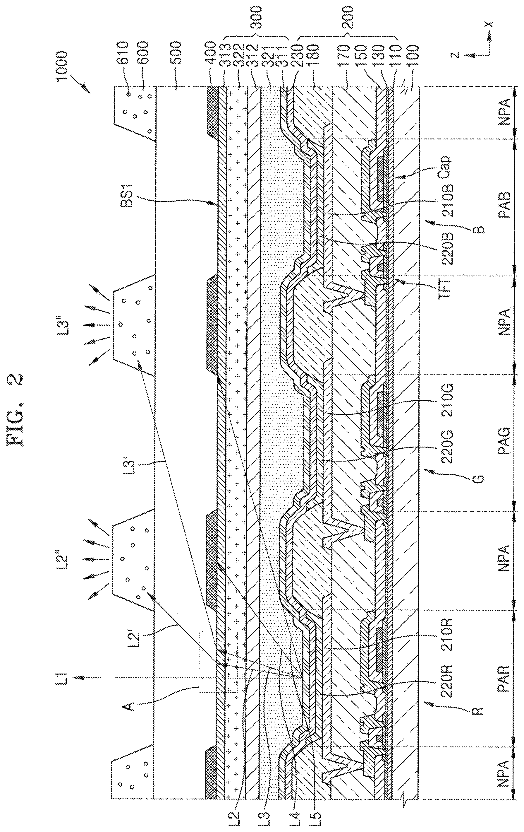 Patent US11774761 Figure 2 – Display apparatus and head-mounted electronic device including the same
