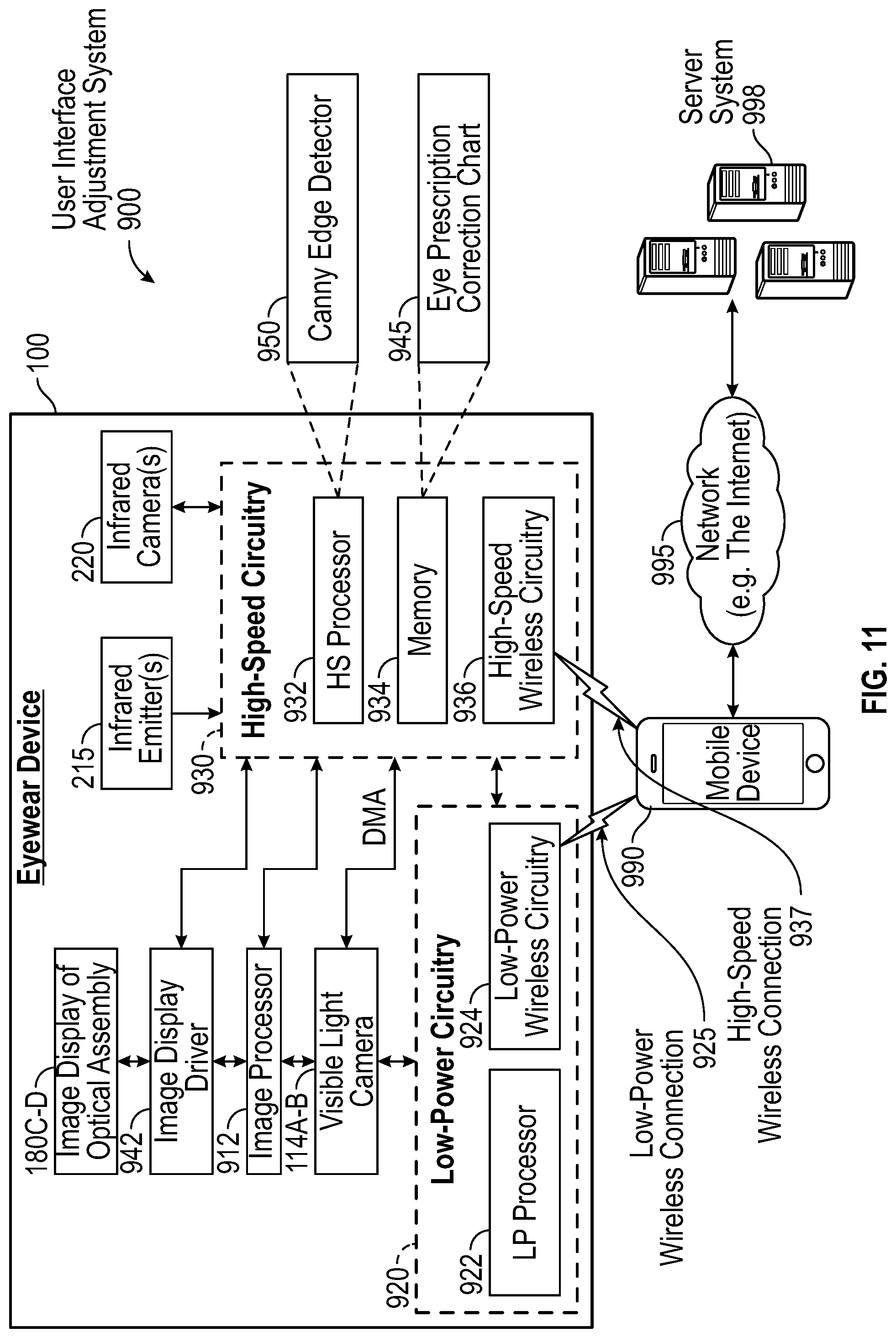 Patent US11774764 Figure 16 – Digital glasses having display vision enhancement