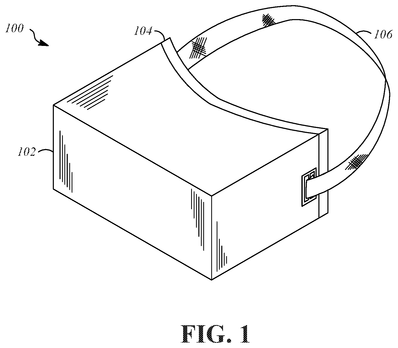 Patent US11774768 — Face seal for head-mounted display — Figure 1