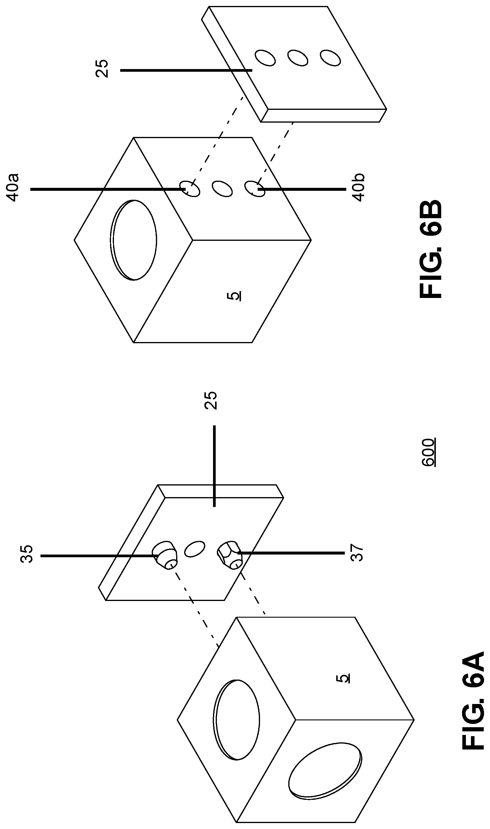 Patent US11774773 Figure 6 – Couplers for optical devices for reflected light and fluorescence detection and methods for use