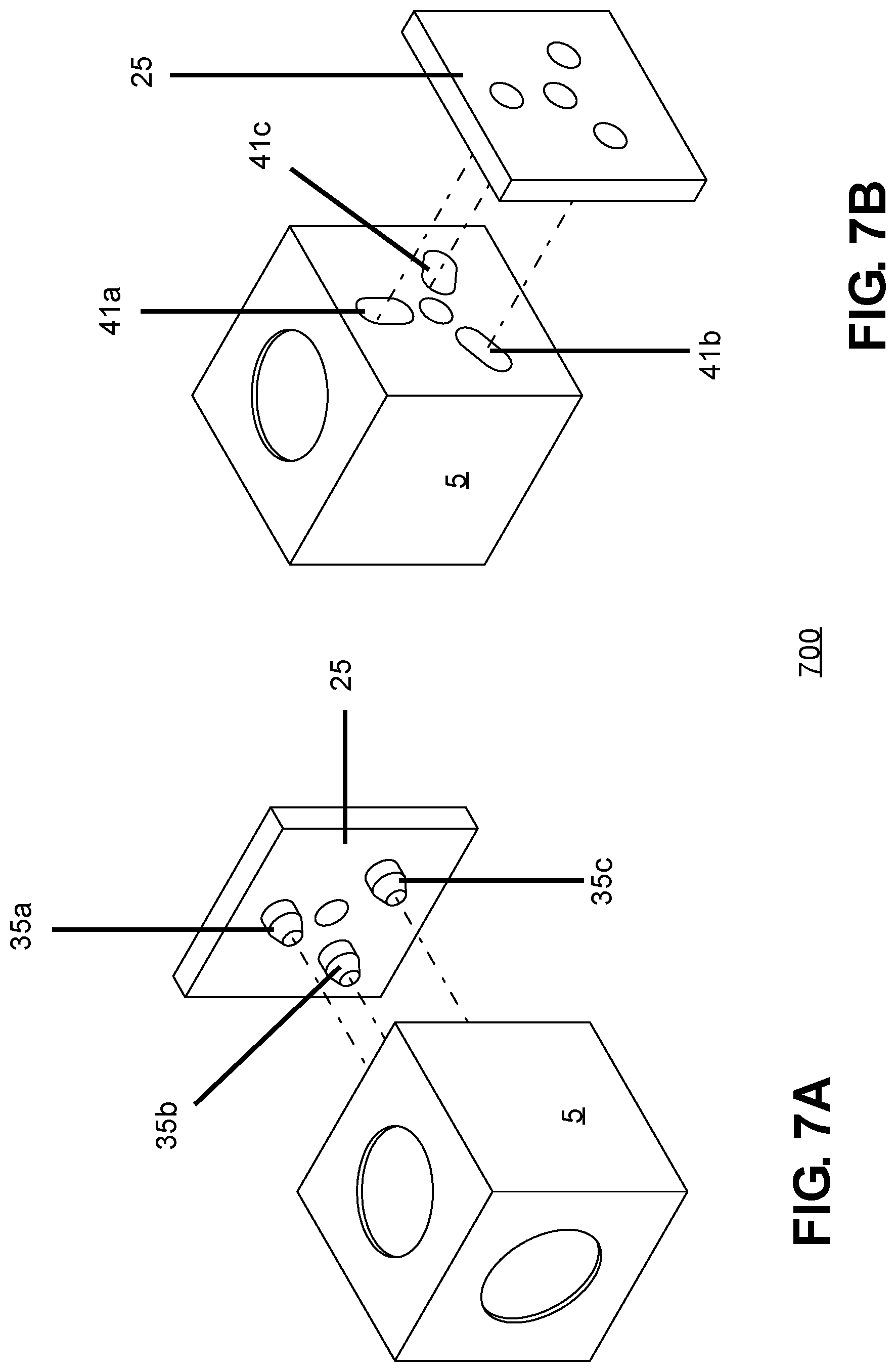 Patent US11774773 Figure 7 – Couplers for optical devices for reflected light and fluorescence detection and methods for use