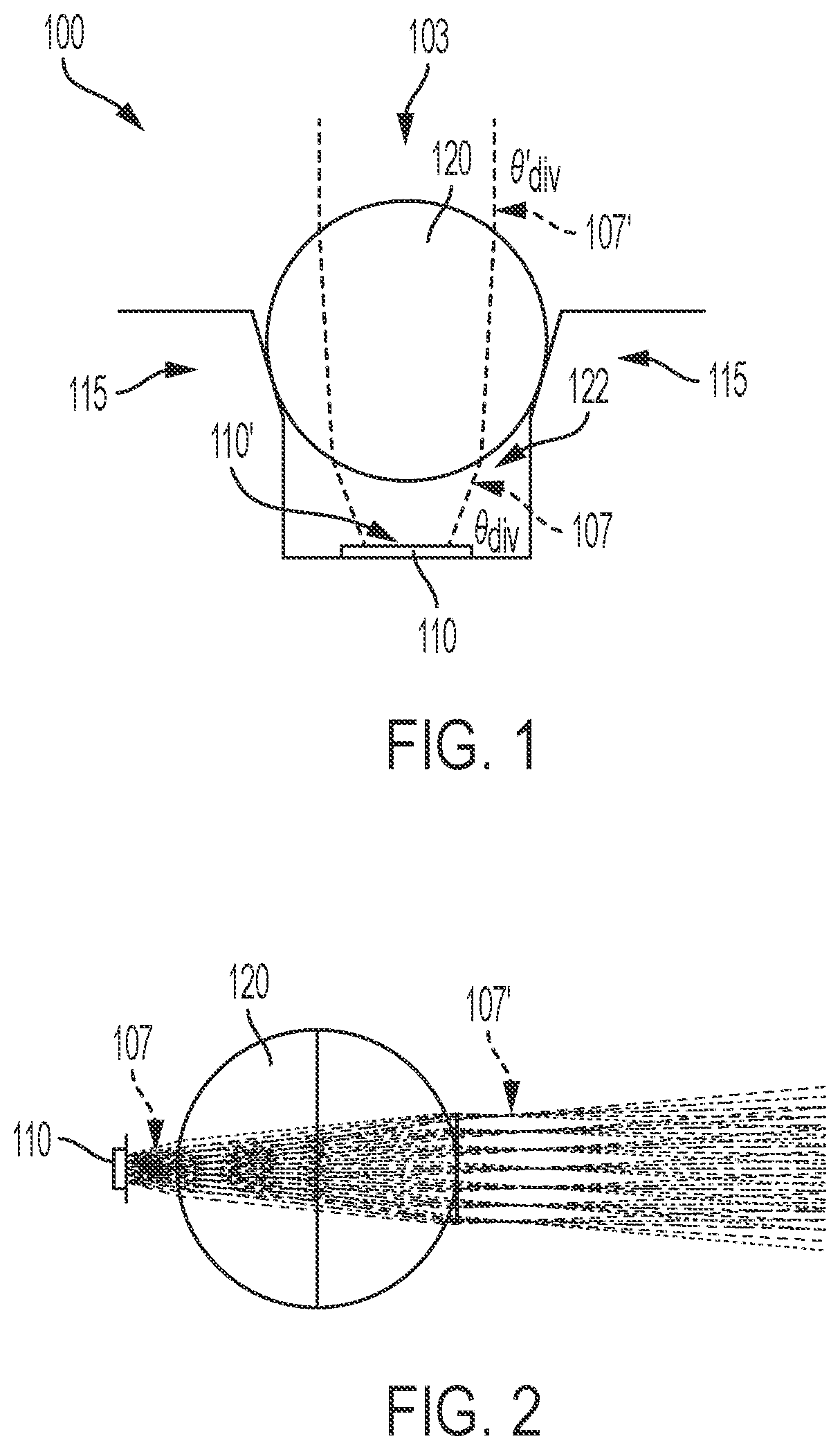 Patent US11774774 Figure 1 – Structure for collimating a light source