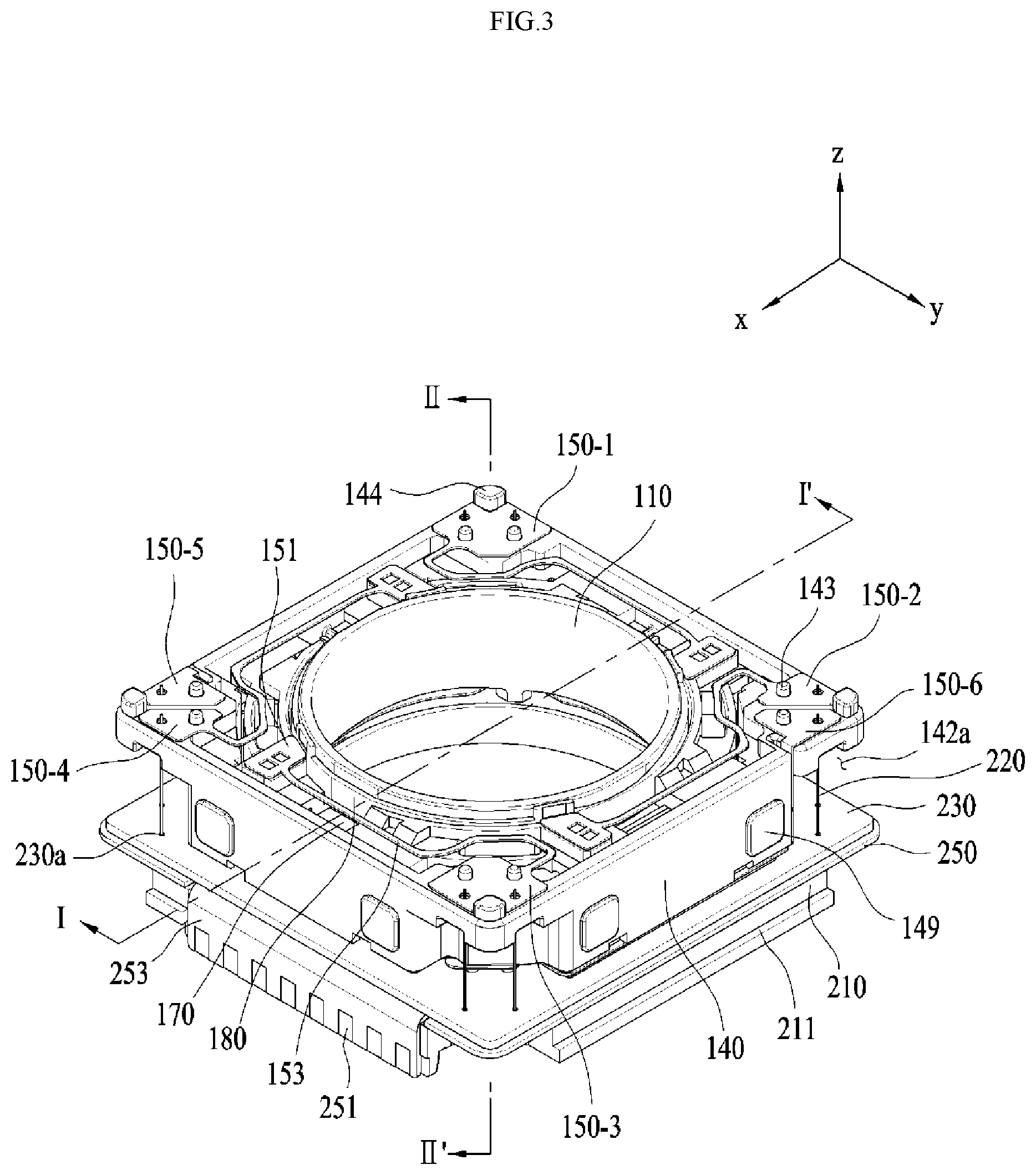 Patent US11774775 Figure 3 – Lens moving apparatus