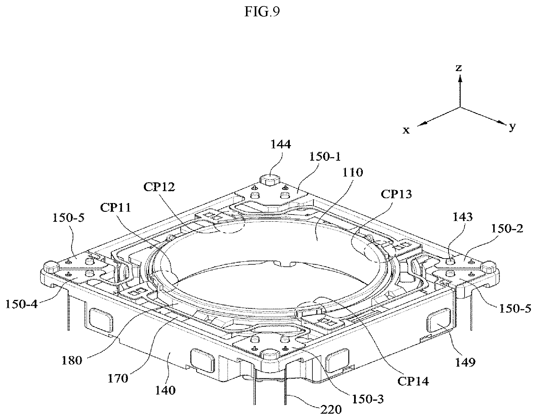 Patent US11774775 Figure 10 – Lens moving apparatus
