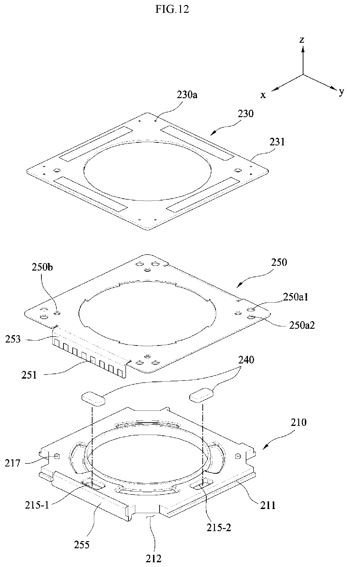 Patent US11774775 Figure 12 – Lens moving apparatus
