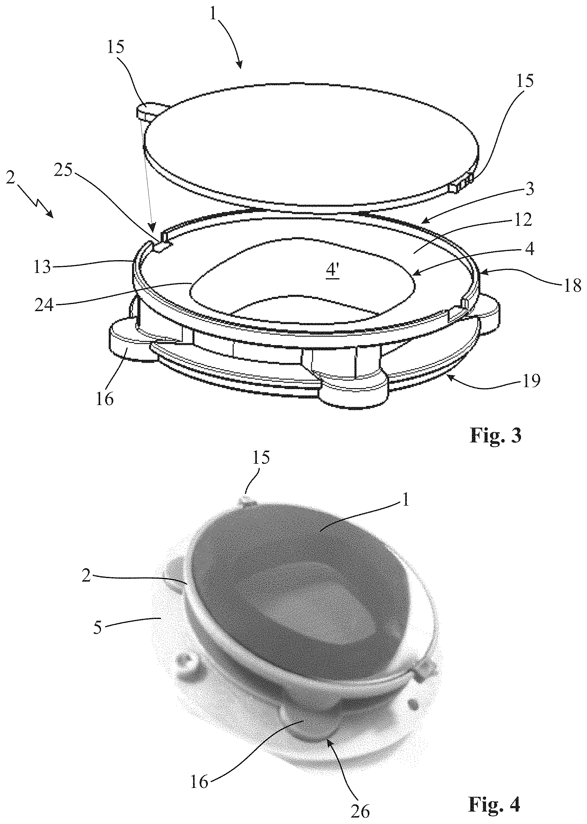 Patent US11774777 Figure 3 – Method for making an eyeglass lens coated by means of physical vapor deposition PVD